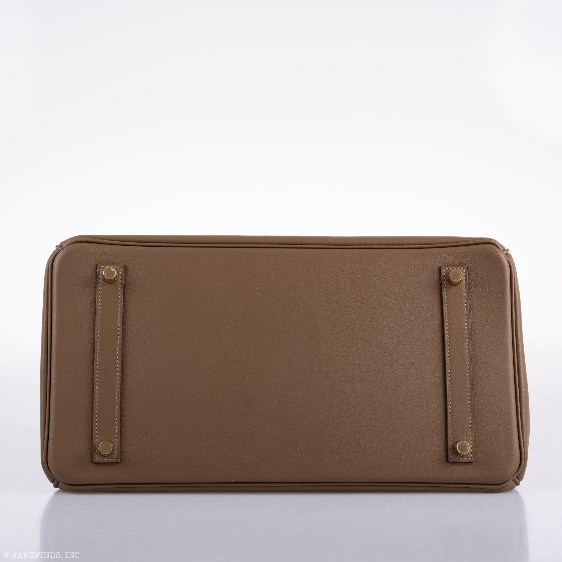 Hermès Birkin 35 Beige de Weimar Jonathan with Gold Hardware - 2020, Y