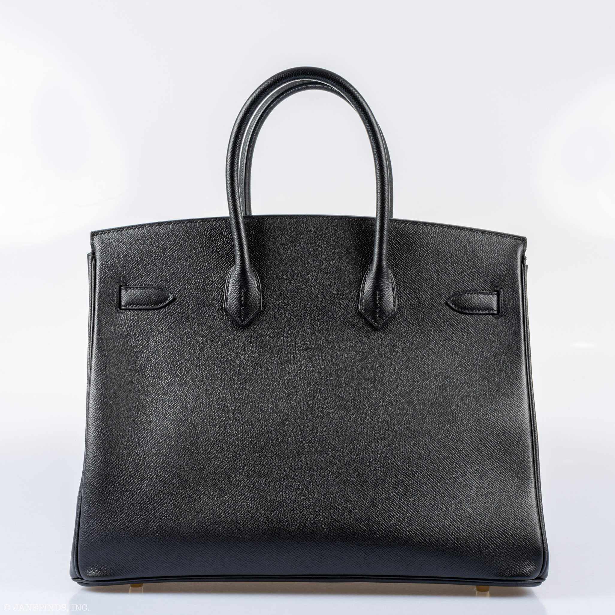 Hermès Birkin 35 Black Epsom Gold Hardware