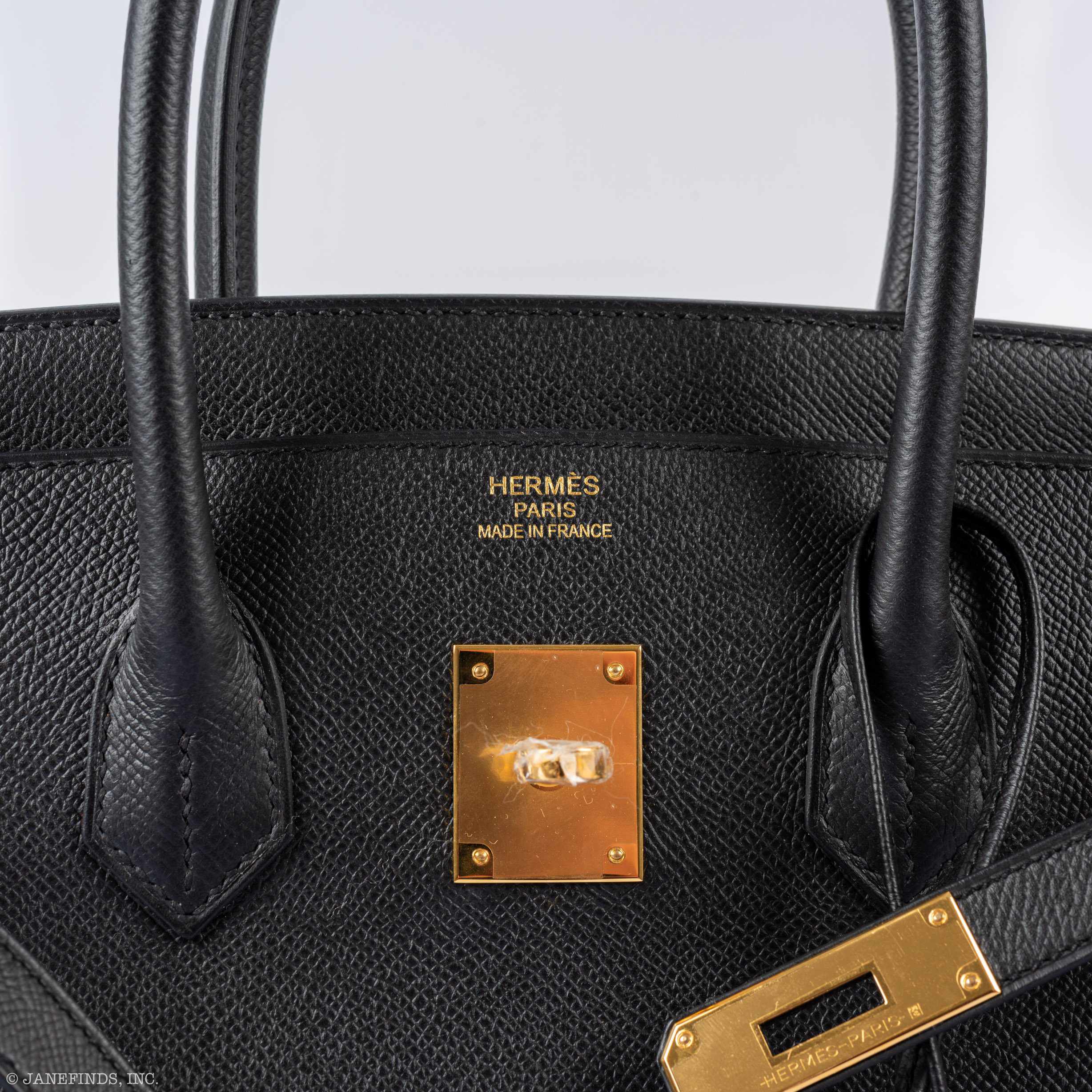Hermès Birkin 35 Black Epsom Gold Hardware