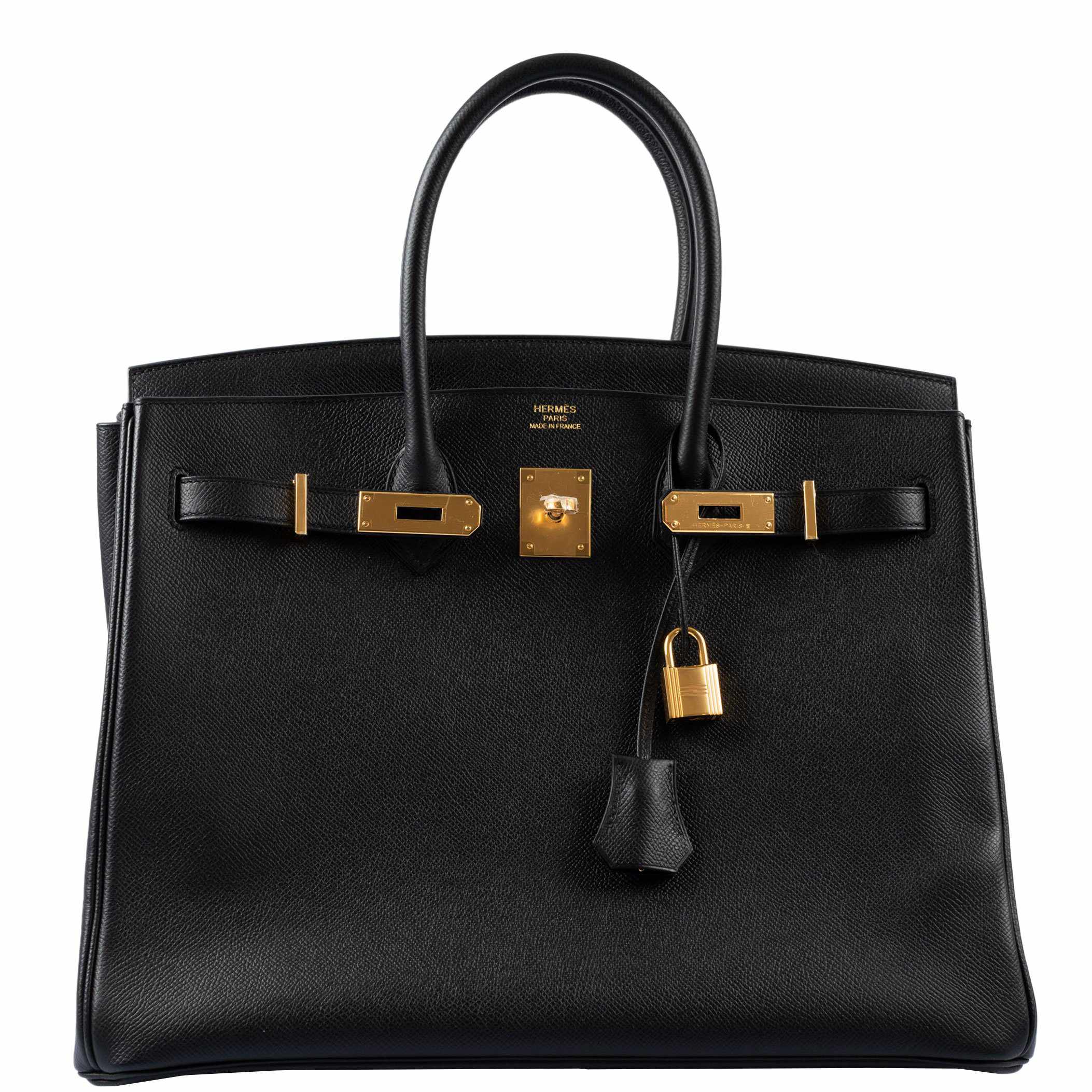Hermès Birkin 35 Black Epsom Gold Hardware