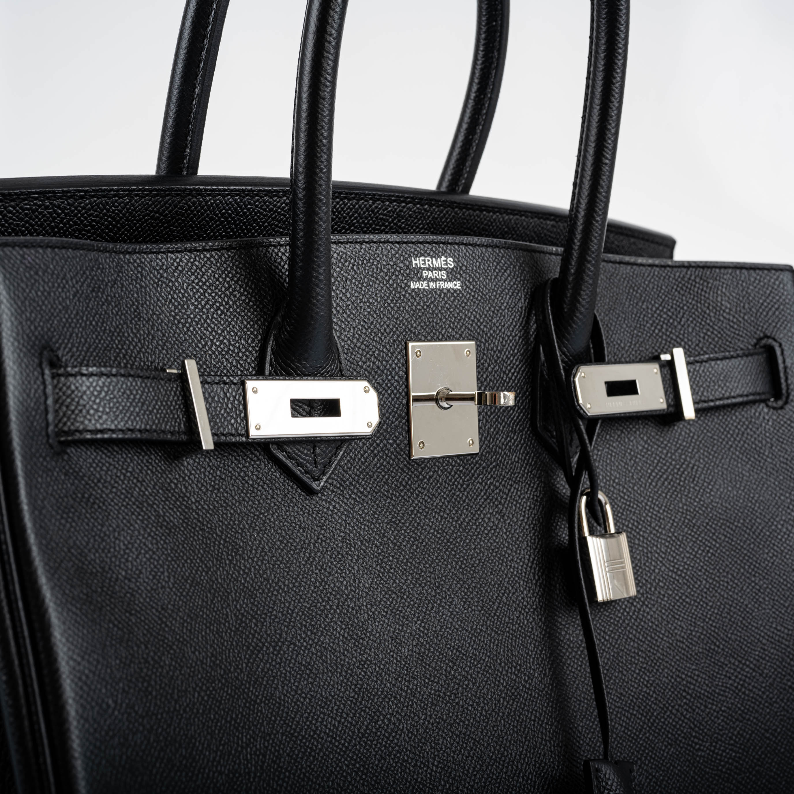 Hermès Birkin 35 Black Epsom leather Palladium Hardware - 2017, A