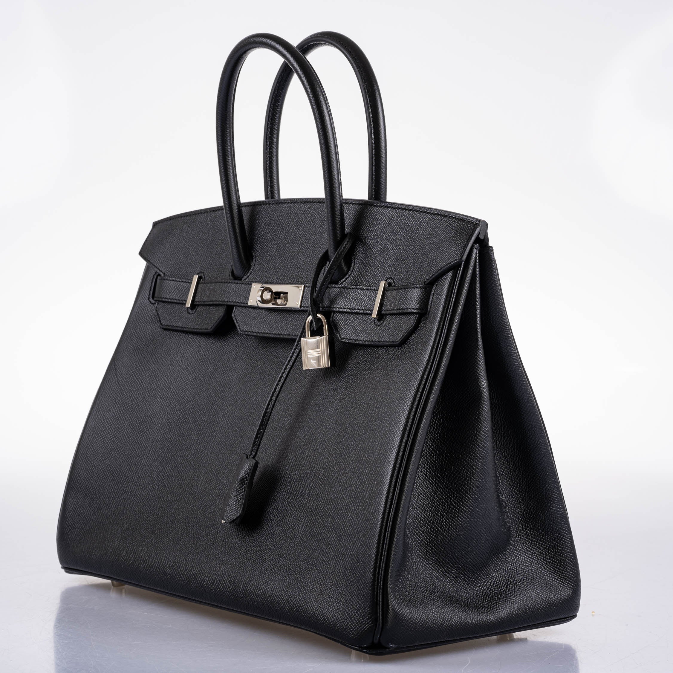 Hermès Birkin 35 Black Epsom leather Palladium Hardware - 2017, A