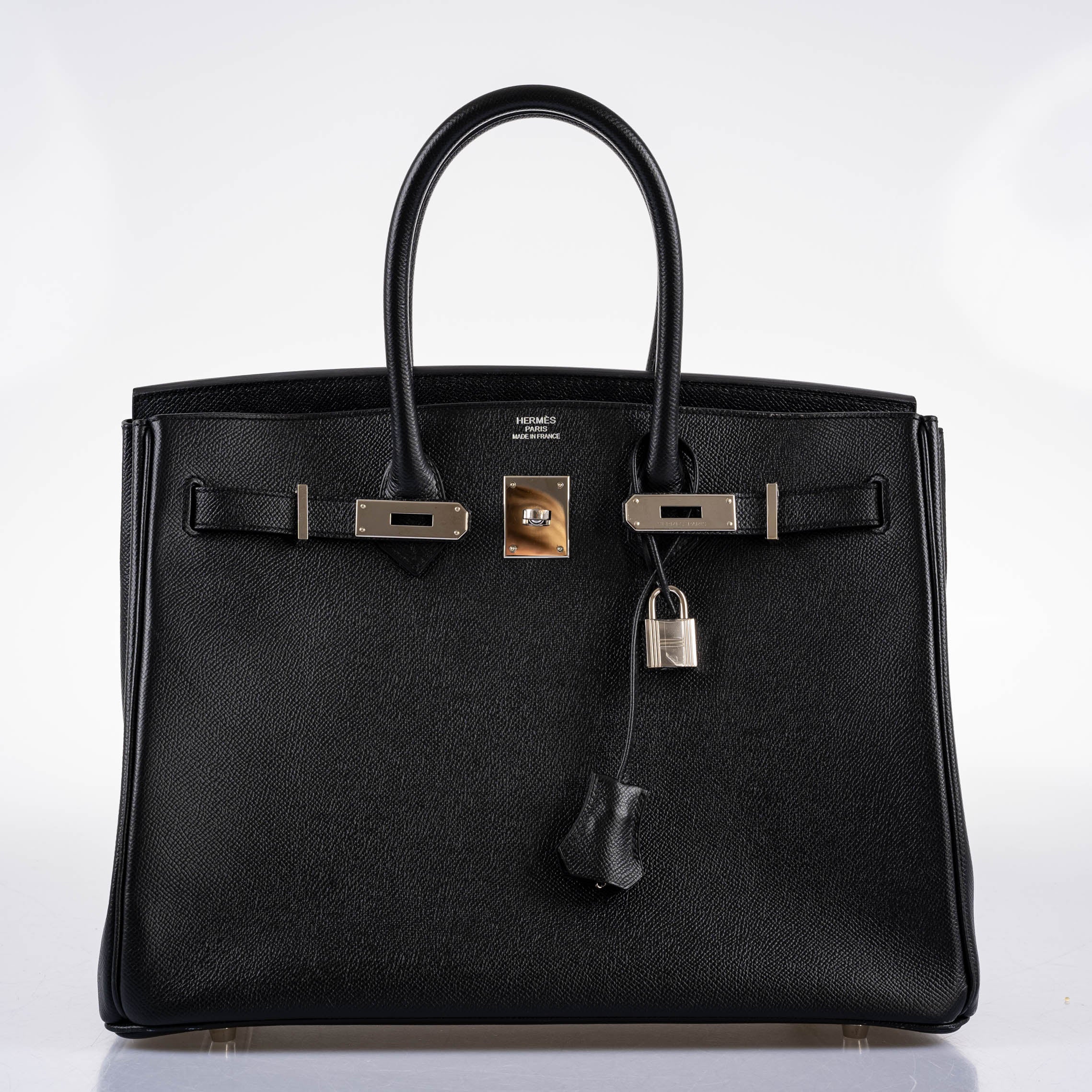 Hermès Birkin 35 Black Epsom leather Palladium Hardware - 2017, A