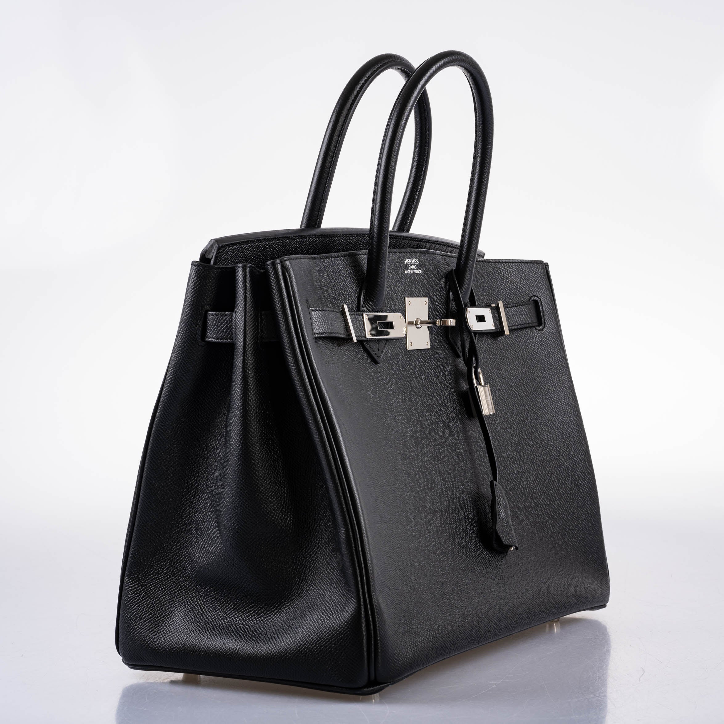 Hermès Birkin 35 Black Epsom leather Palladium Hardware - 2017, A