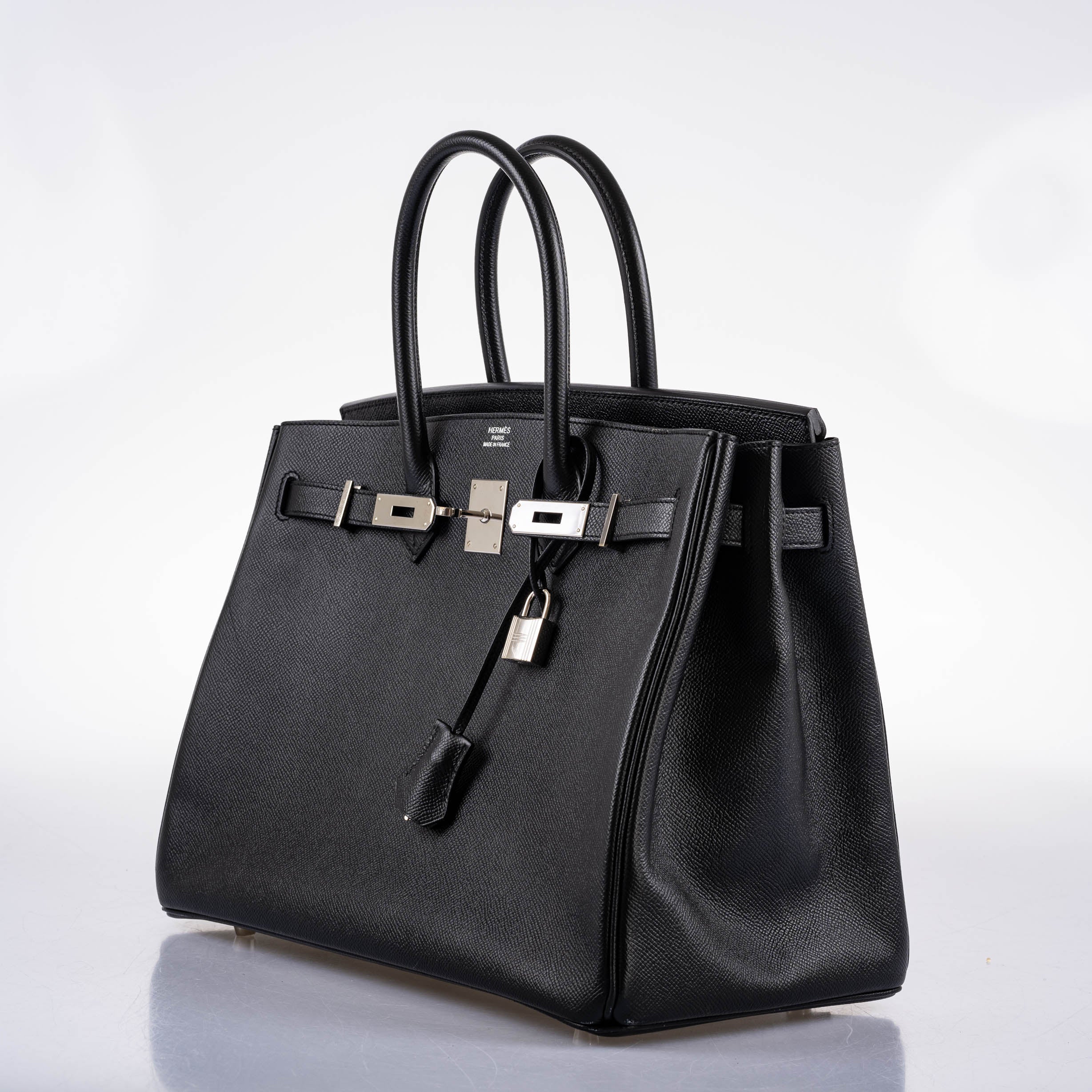 Hermès Birkin 35 Black Epsom leather Palladium Hardware - 2017, A