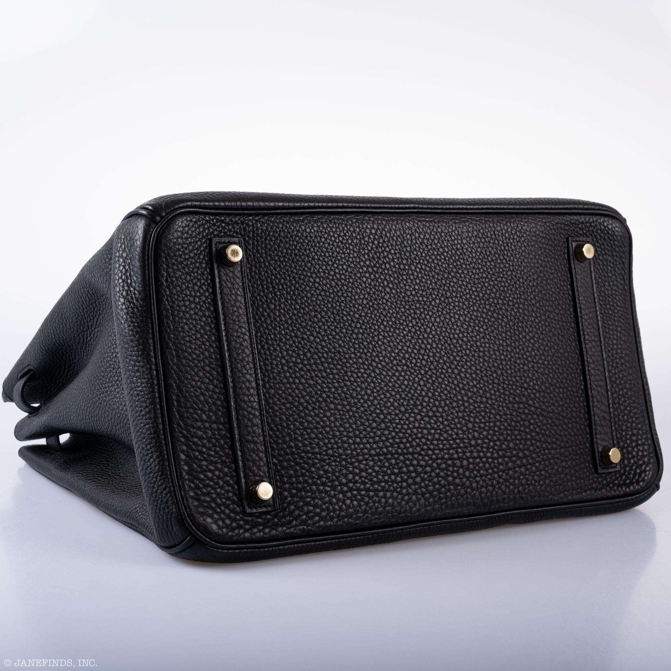 Hermès Birkin 35 Black Togo Gold Hardware - 2012, P