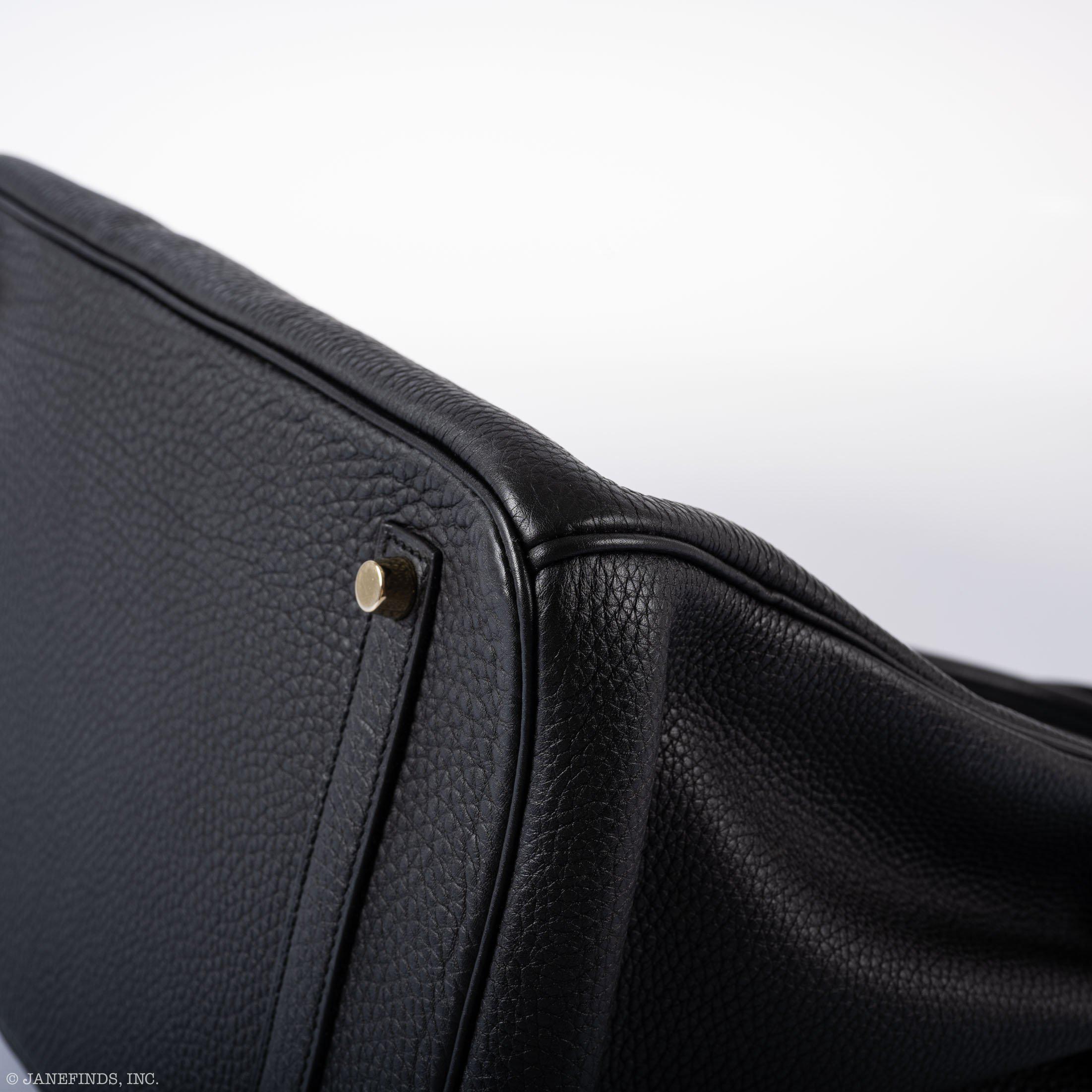 Hermès Birkin 35 Black Togo Gold Hardware - 2012, P