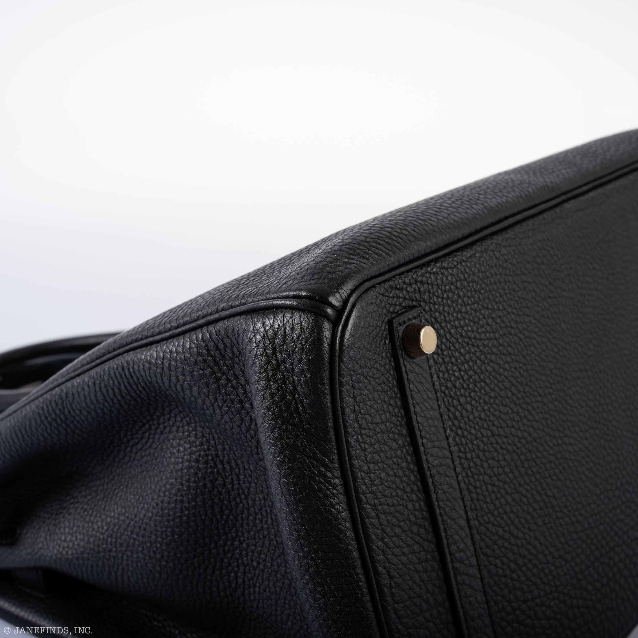 Hermès Birkin 35 Black Togo Gold Hardware - 2012, P