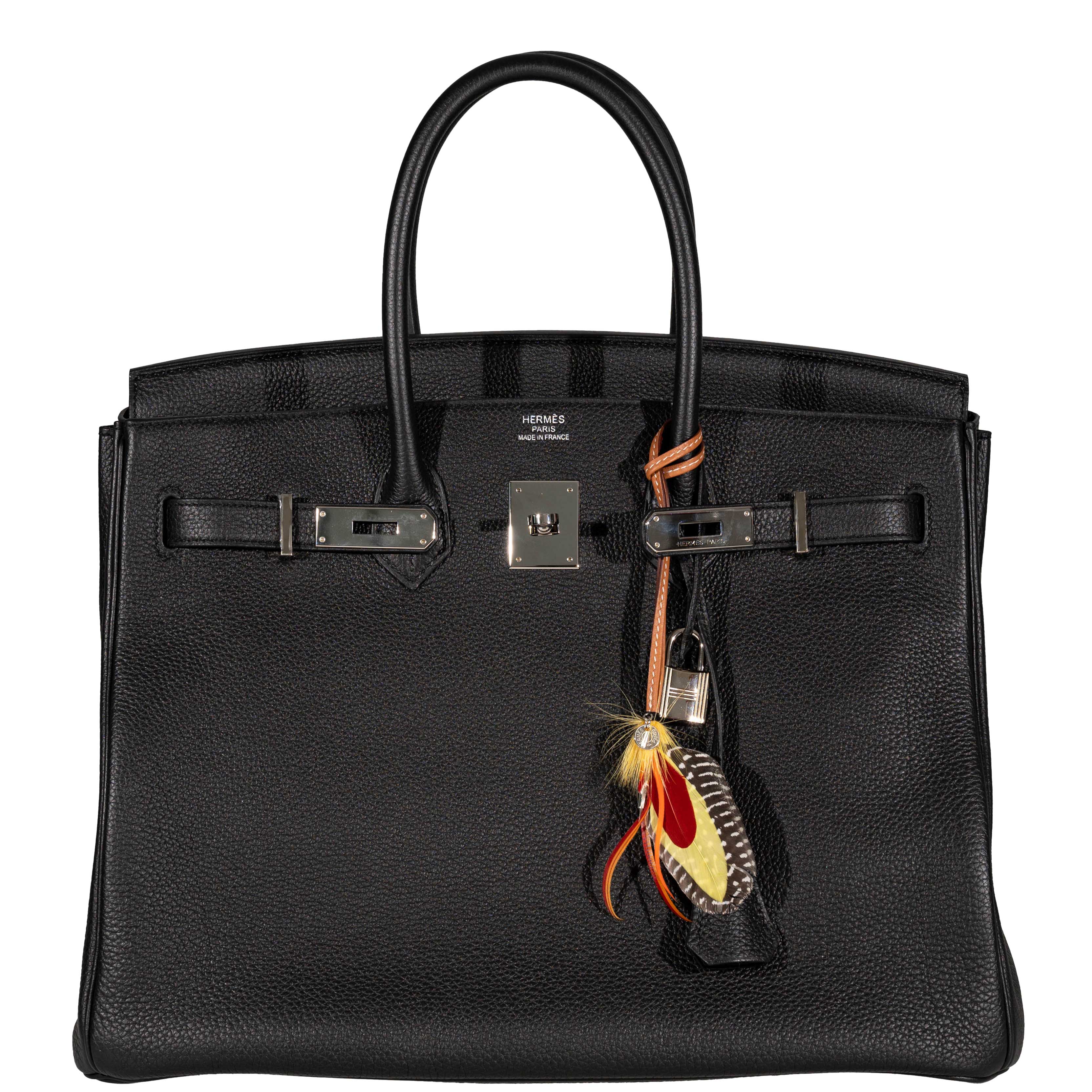 Hermès Birkin 35 Black Togo Palladium Hardware - 2017, A