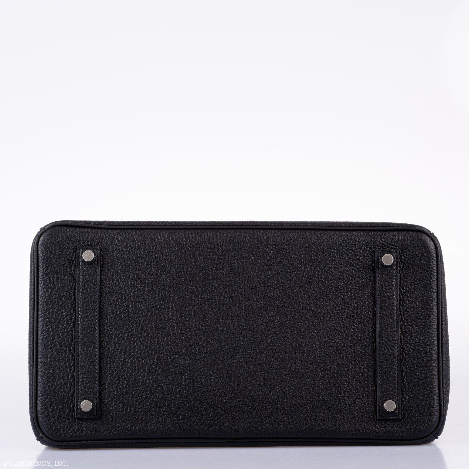 Hermès Birkin 35 Black Togo Palladium Hardware - 2020, Y