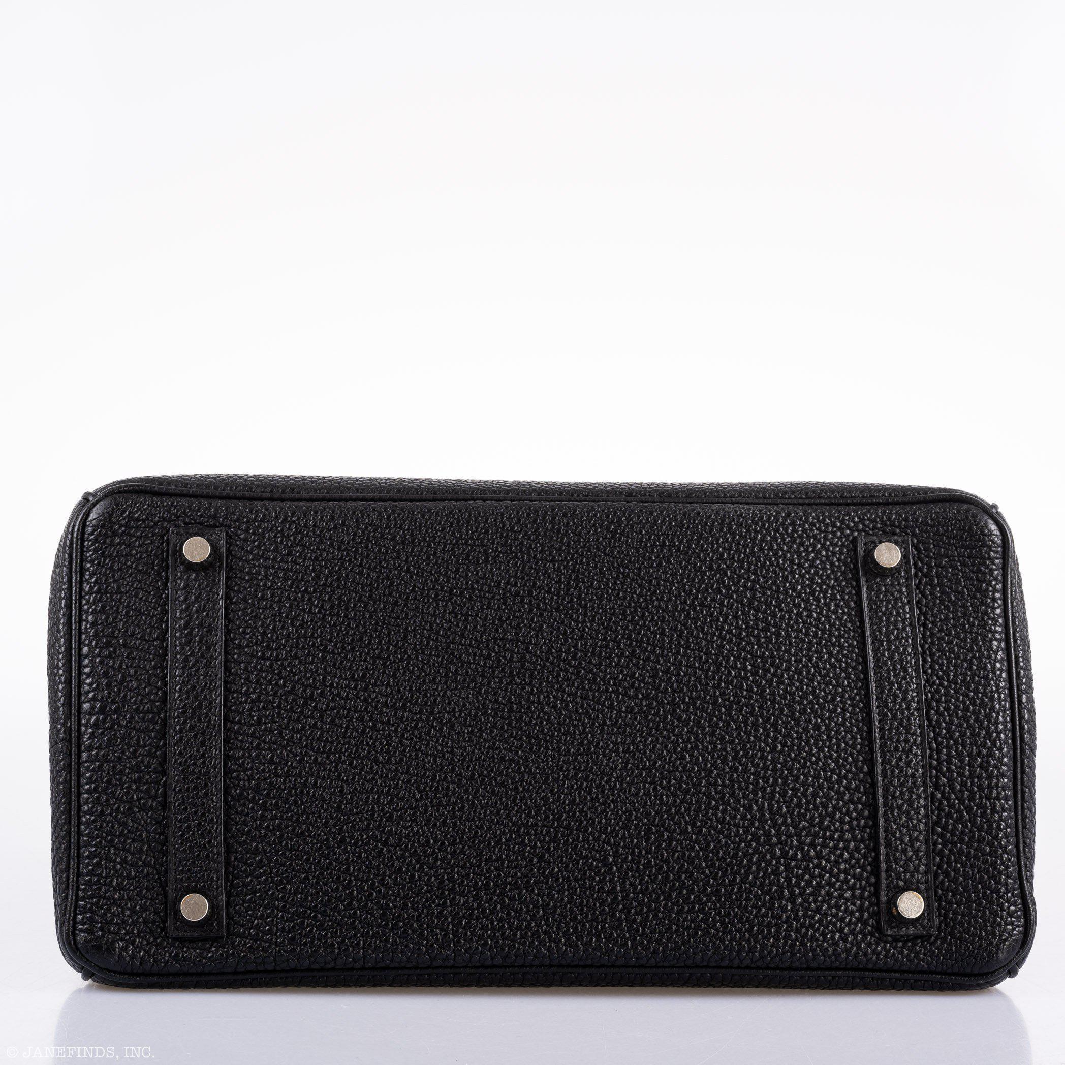 Hermès Birkin 35 Black Togo Palladium Hardware