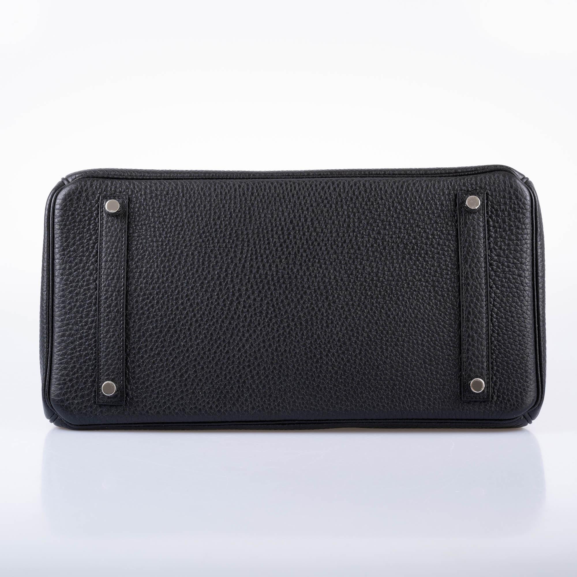 Hermès Birkin 35 Black Togo leather Palladium Hardware - 2010, N Square