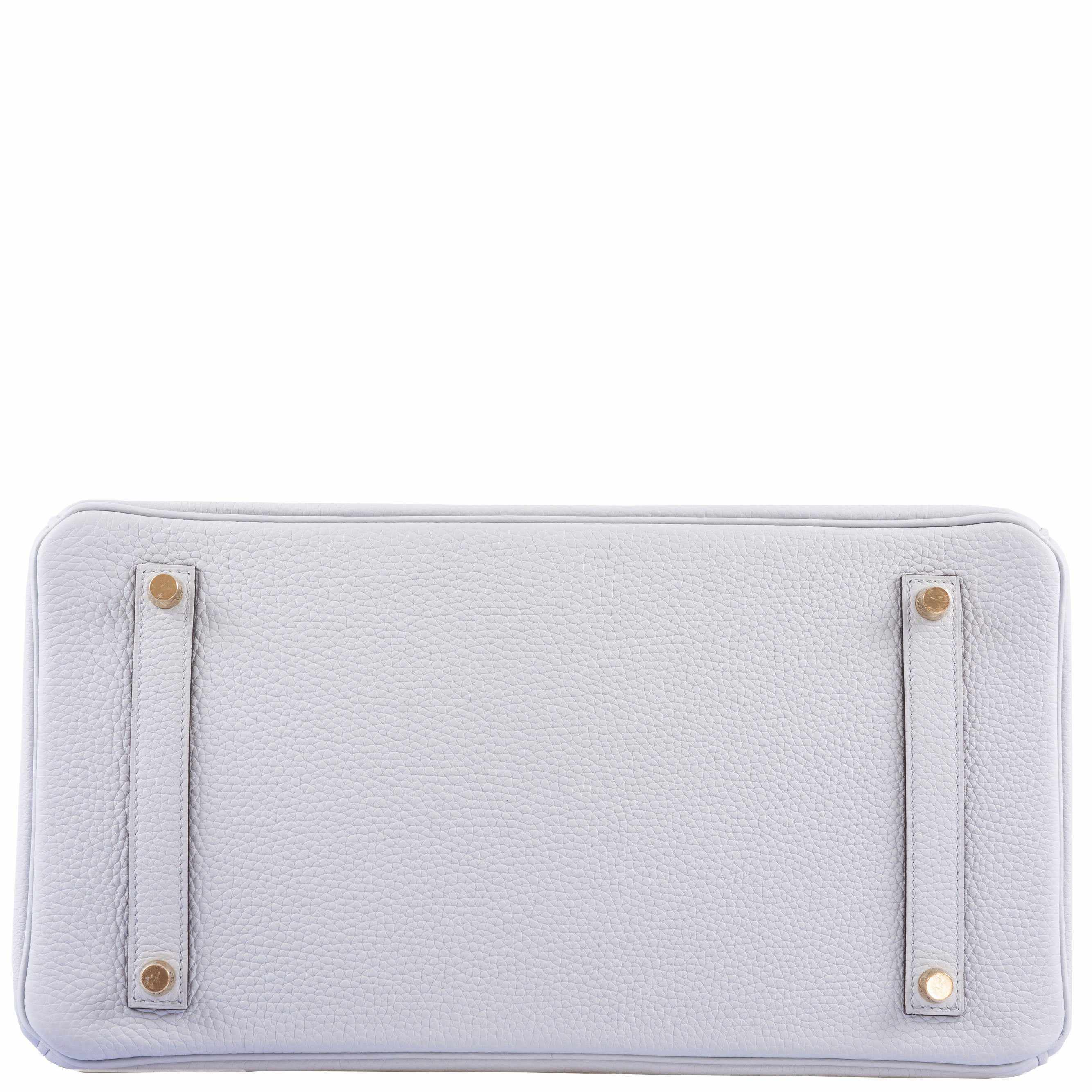 Hermès Birkin 35 Bleu Pale Togo Gold Hardware - Exquisite