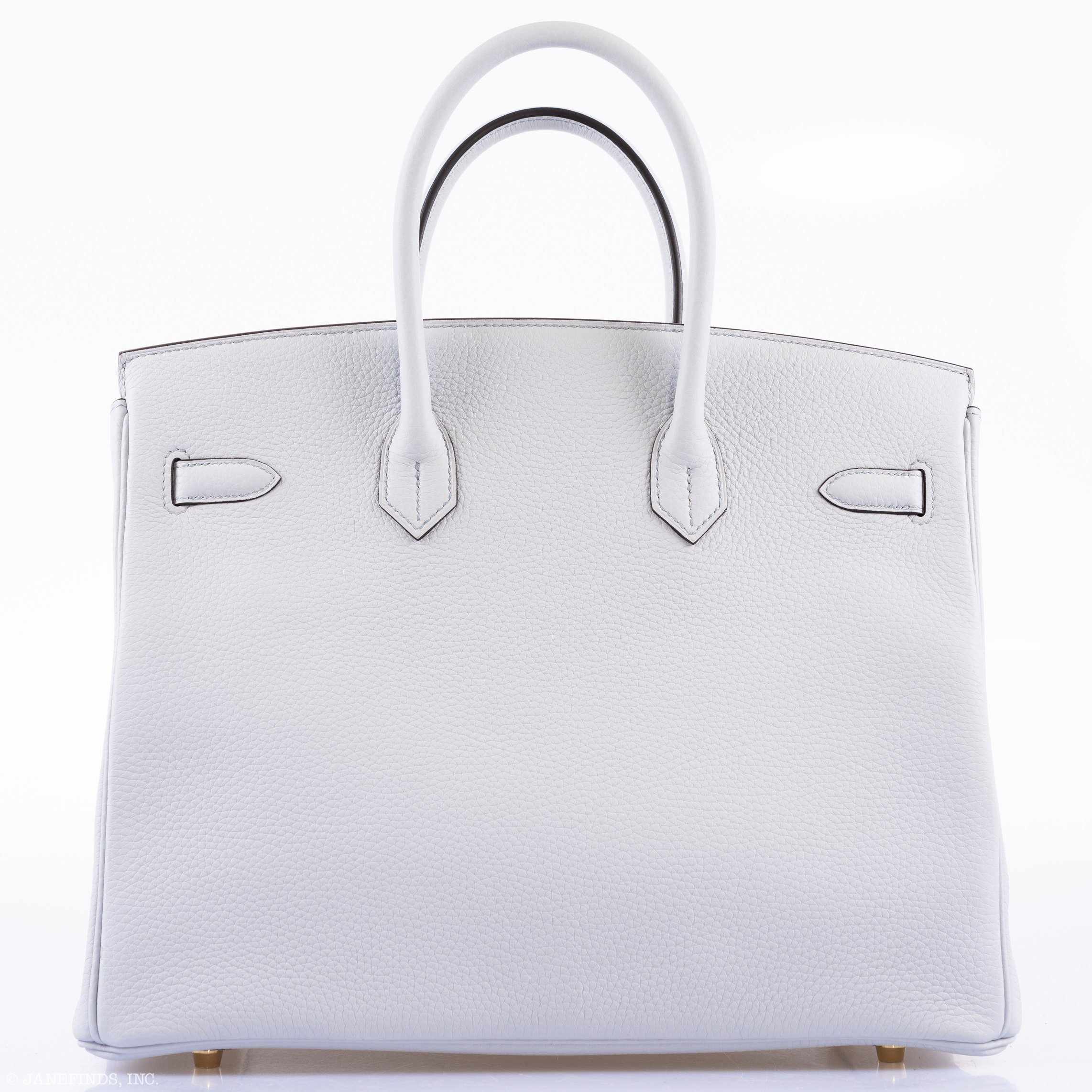 Hermès Birkin 35 Bleu Pale Togo Gold Hardware - Exquisite