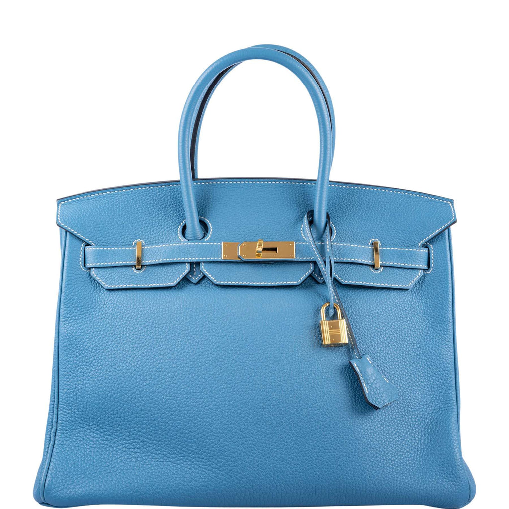 Birkin hermes blue Clearance