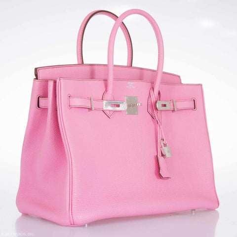 Hermès Birkin 35 Bubblegum 5P Pink Palladium Hardware