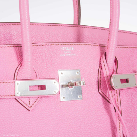 Hermès Birkin 35 Bubblegum 5P Pink Palladium Hardware