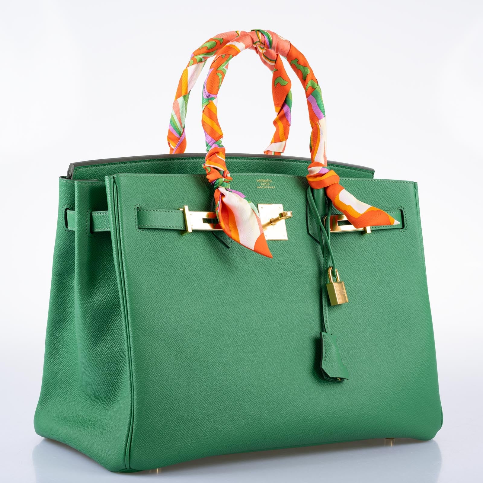 Hermès Birkin 35 Cactus Epsom Gold Hardware
