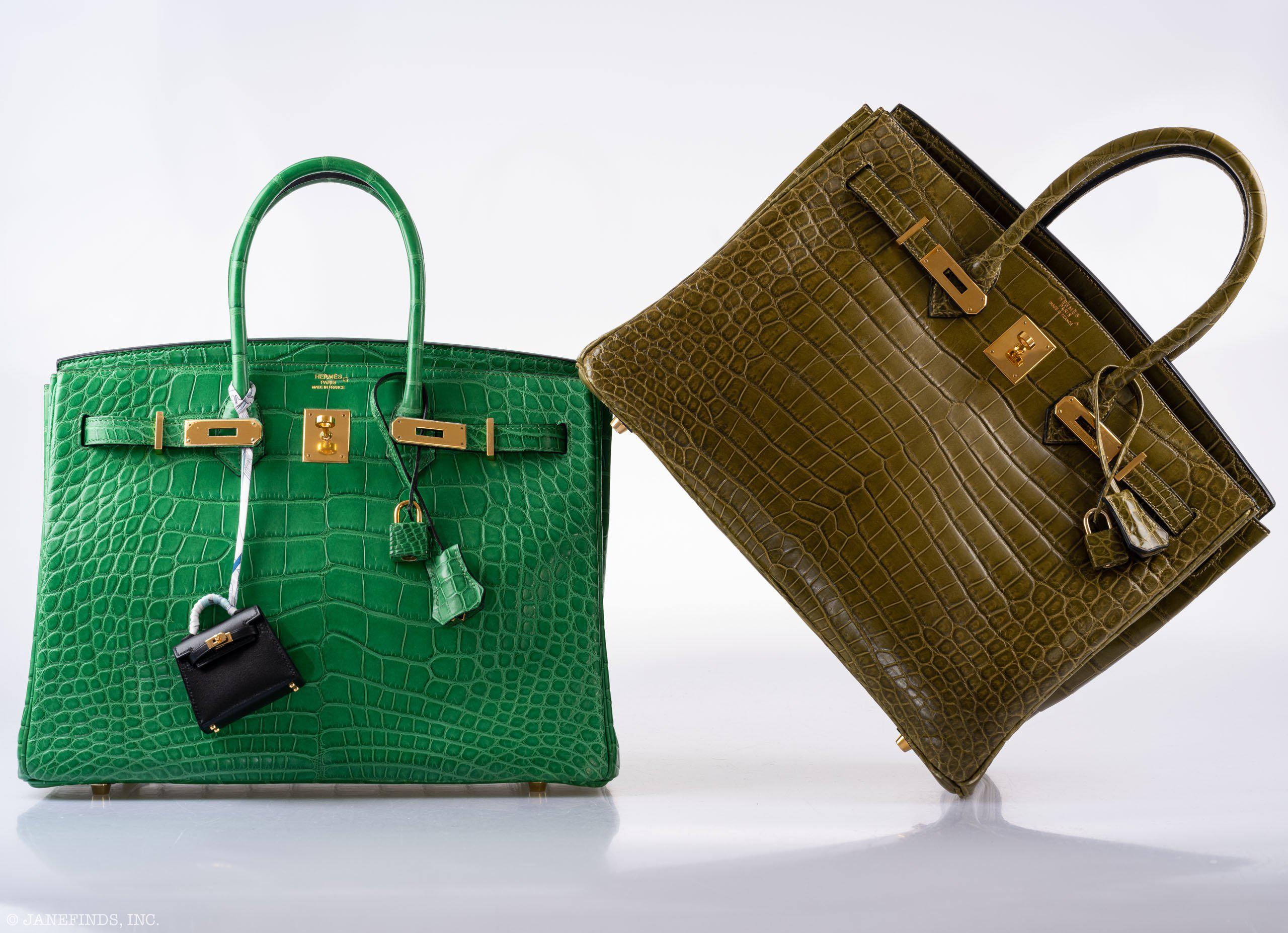 Hermès Birkin 35 Cactus Matte Alligator Gold Hardware