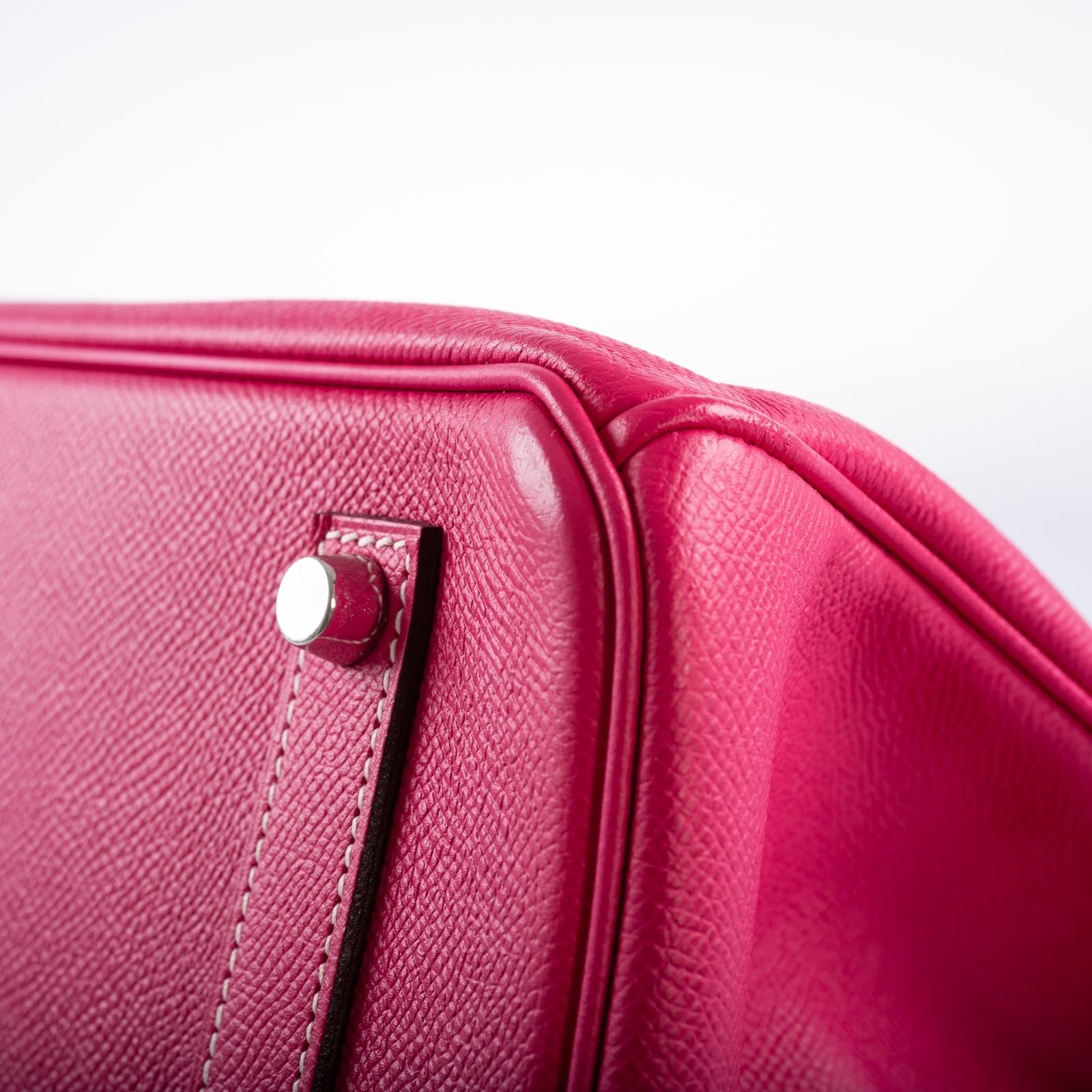 Hermès Birkin 35 Candy Collection Rose Tyrien and Rubis Epsom Palladium Hardware