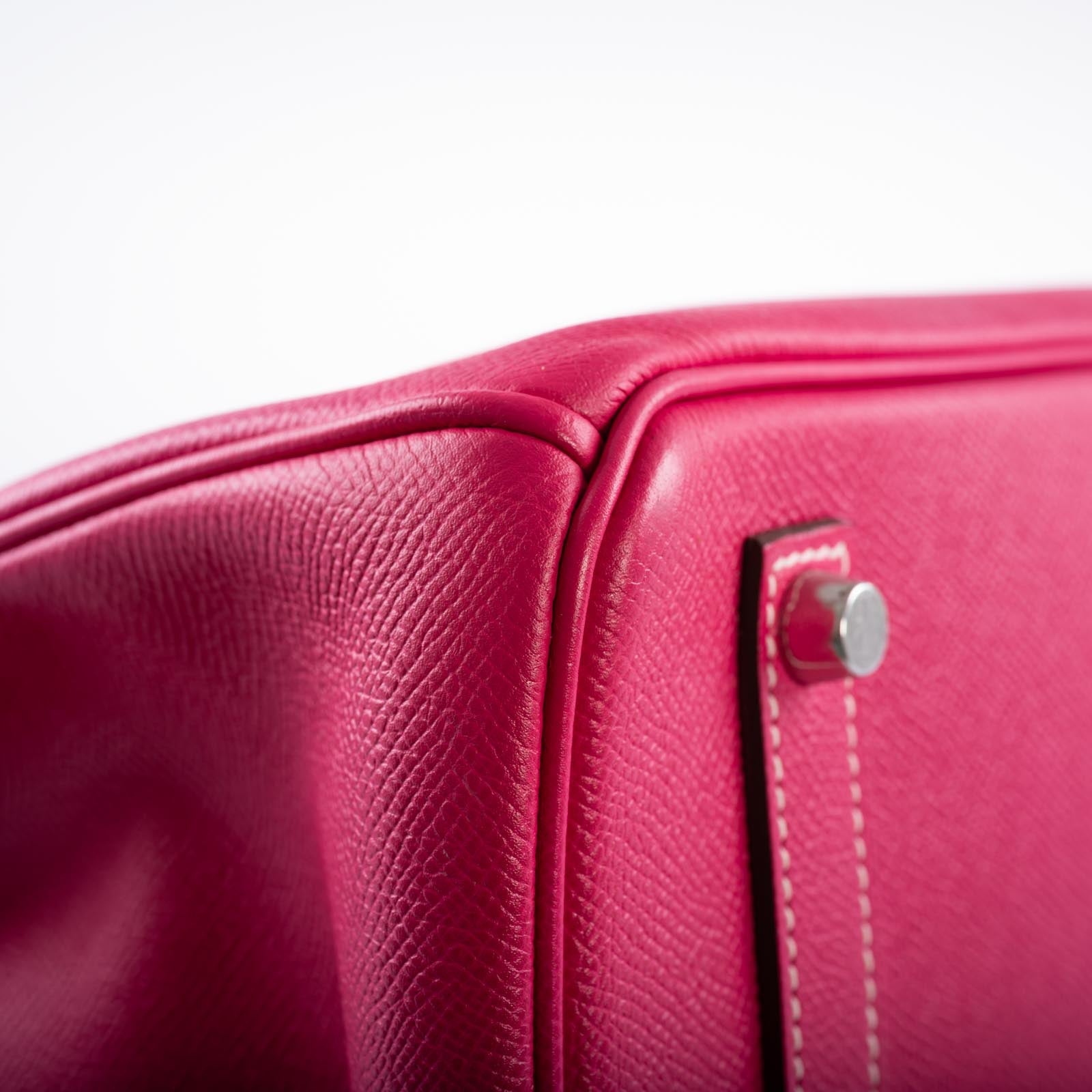 Hermès Birkin 35 Candy Collection Rose Tyrien and Rubis Epsom Palladium Hardware