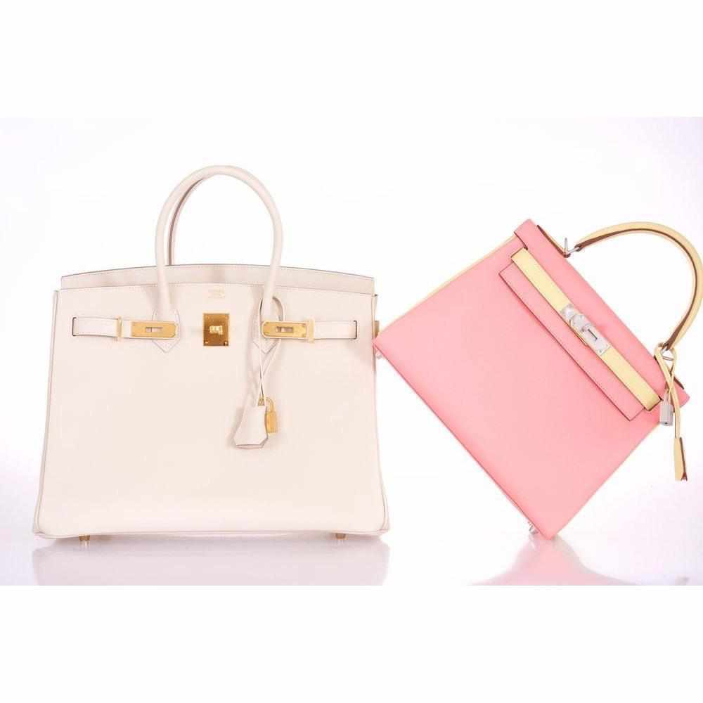 Hermès Birkin 35 Craie Epsom Gold Hardware