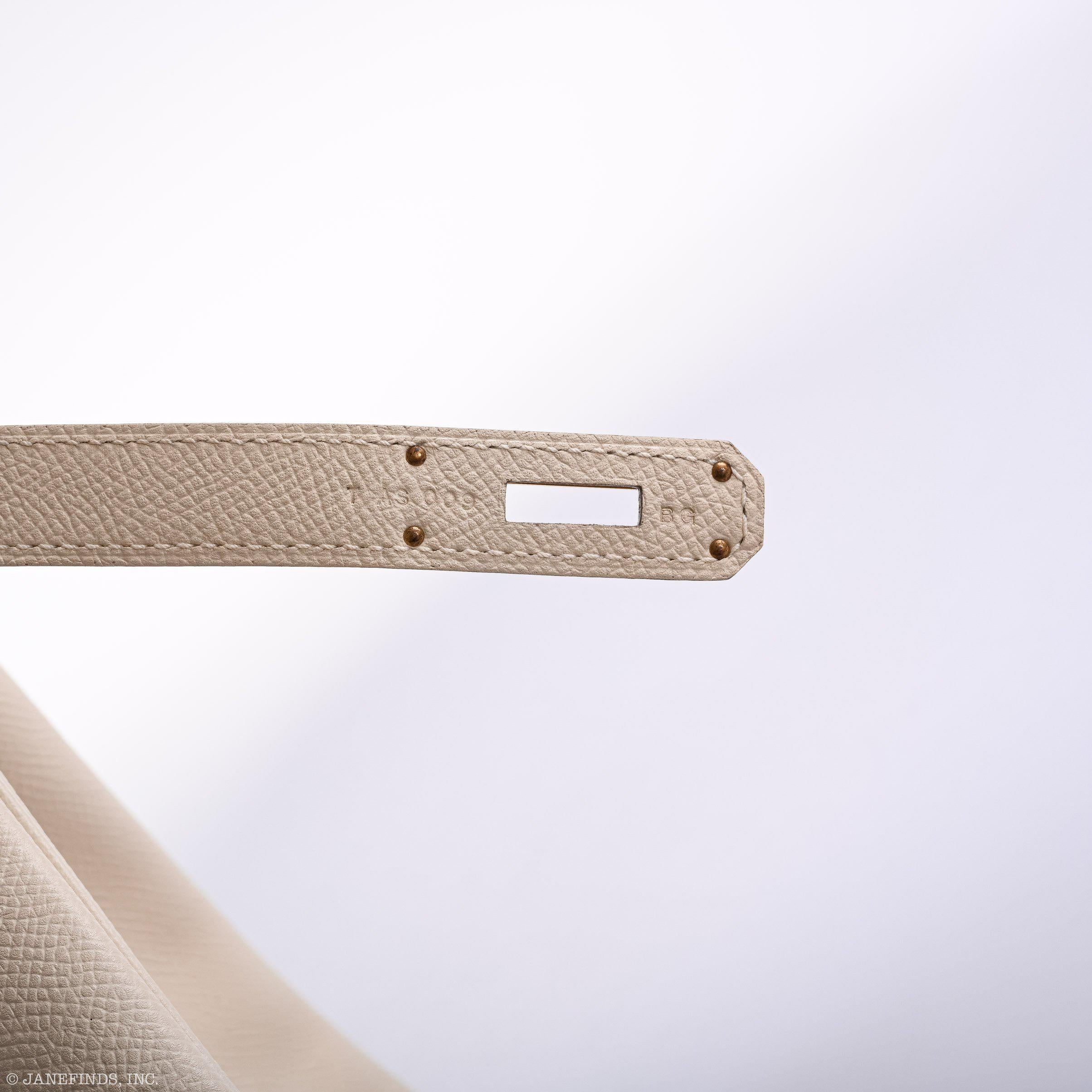 Hermès Birkin 35 Craie Epsom Gold Hardware - 2015, T