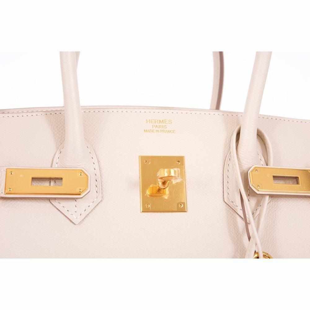 Hermès Birkin 35 Craie Epsom Gold Hardware