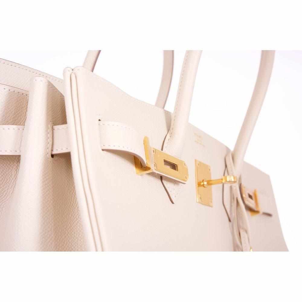 Hermès Birkin 35 Craie Epsom Gold Hardware