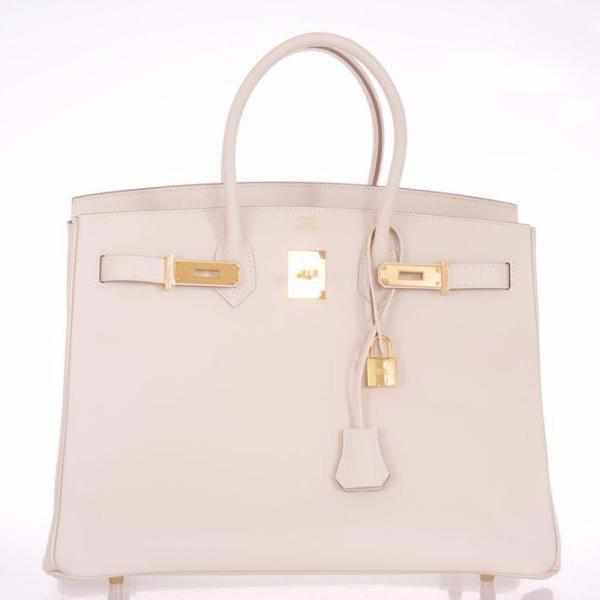 Hermès Birkin 35 Craie Epsom Gold Hardware