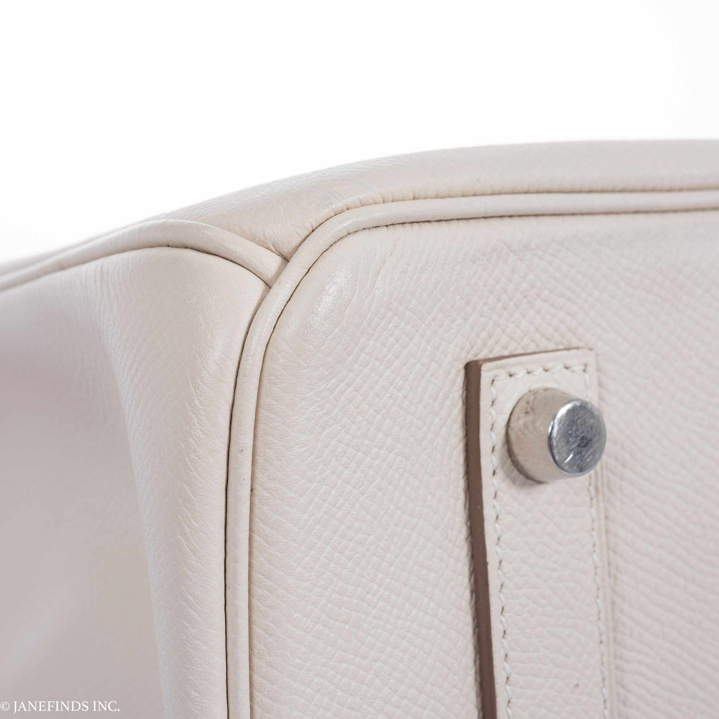Hermès Birkin 35 Craie Epsom Palladium Hardware