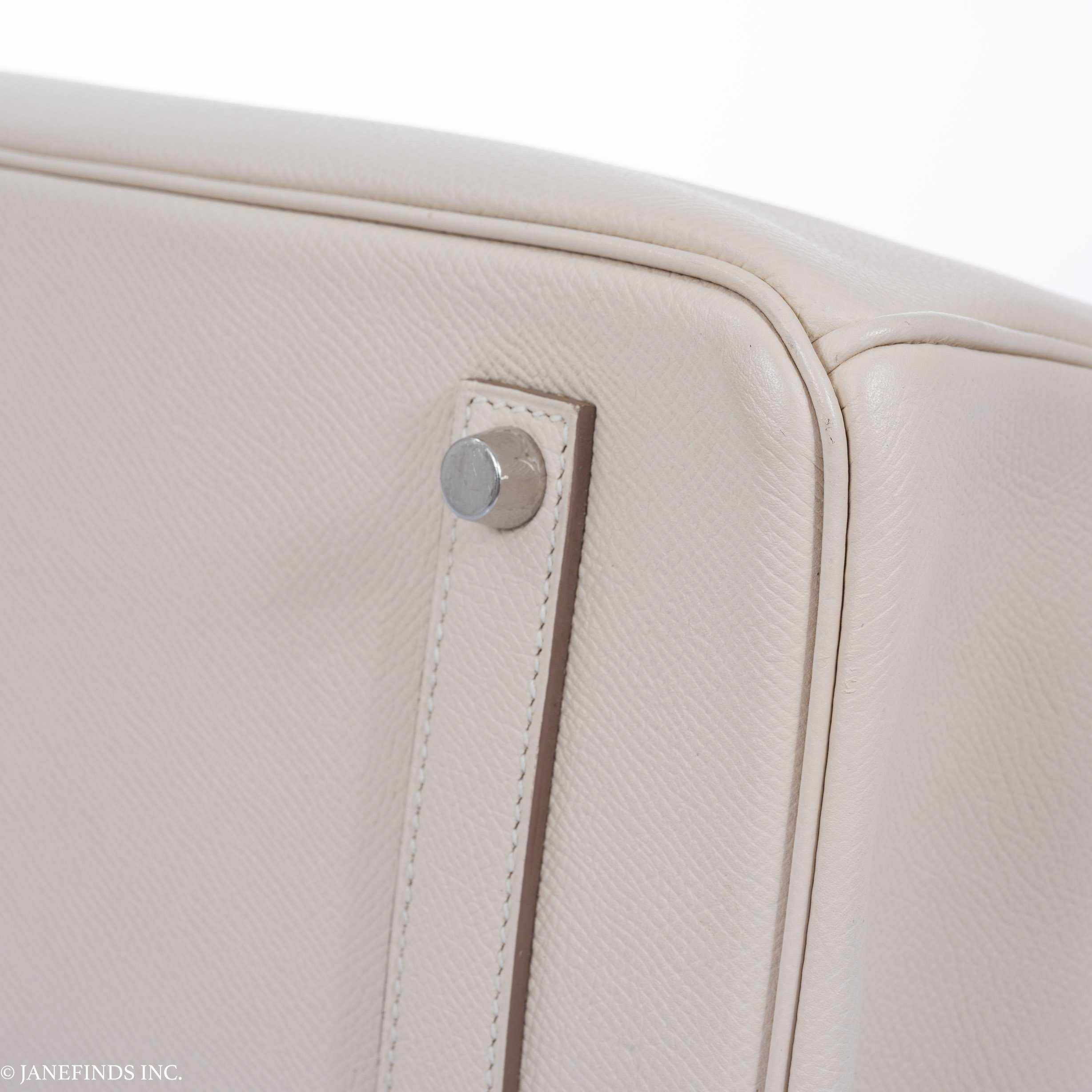 Hermès Birkin 35 Craie Epsom Palladium Hardware