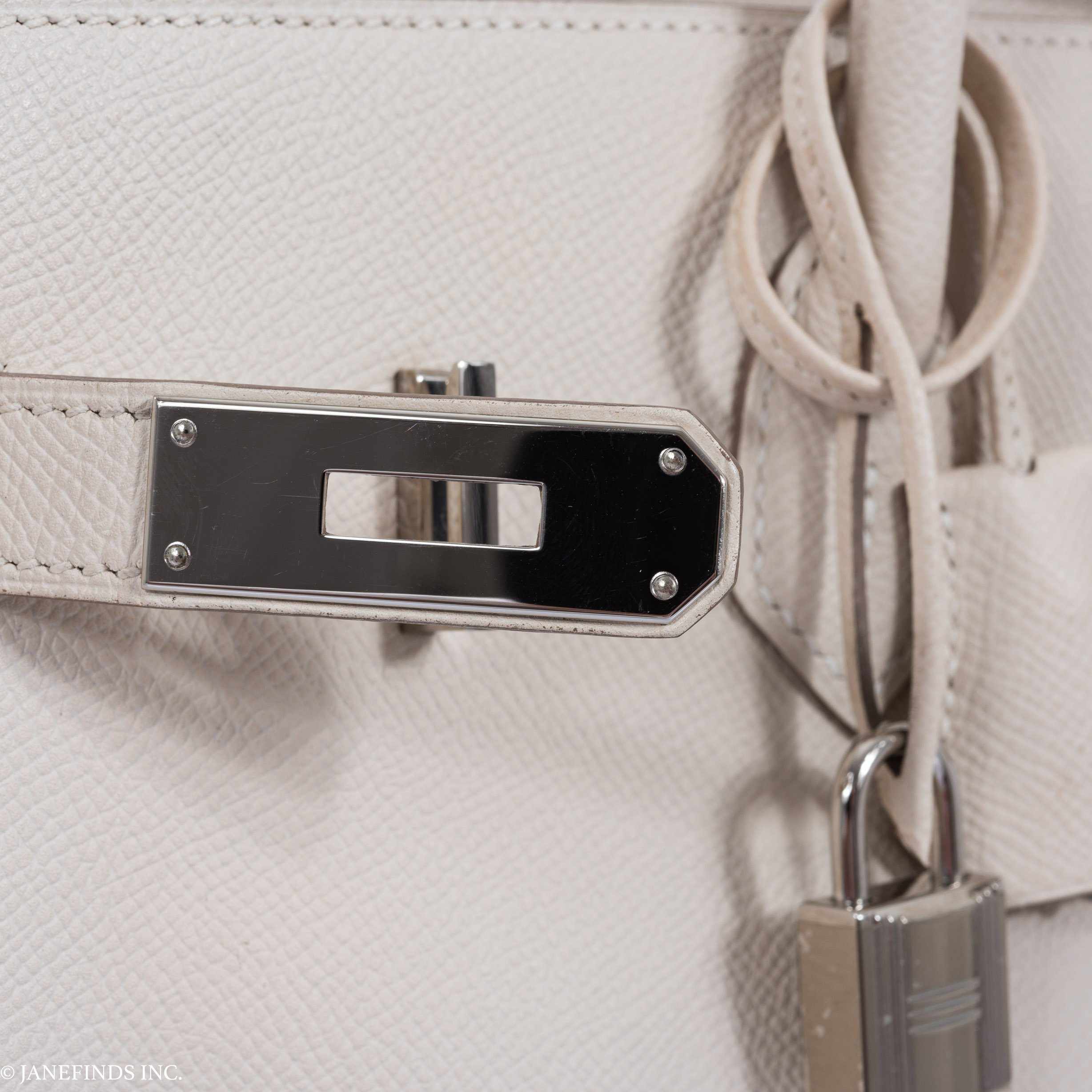 Hermès Birkin 35 Craie Epsom Palladium Hardware