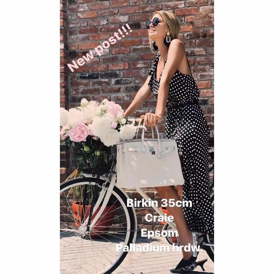 Hermès Birkin 35 Craie Epsom Palladium Hardware