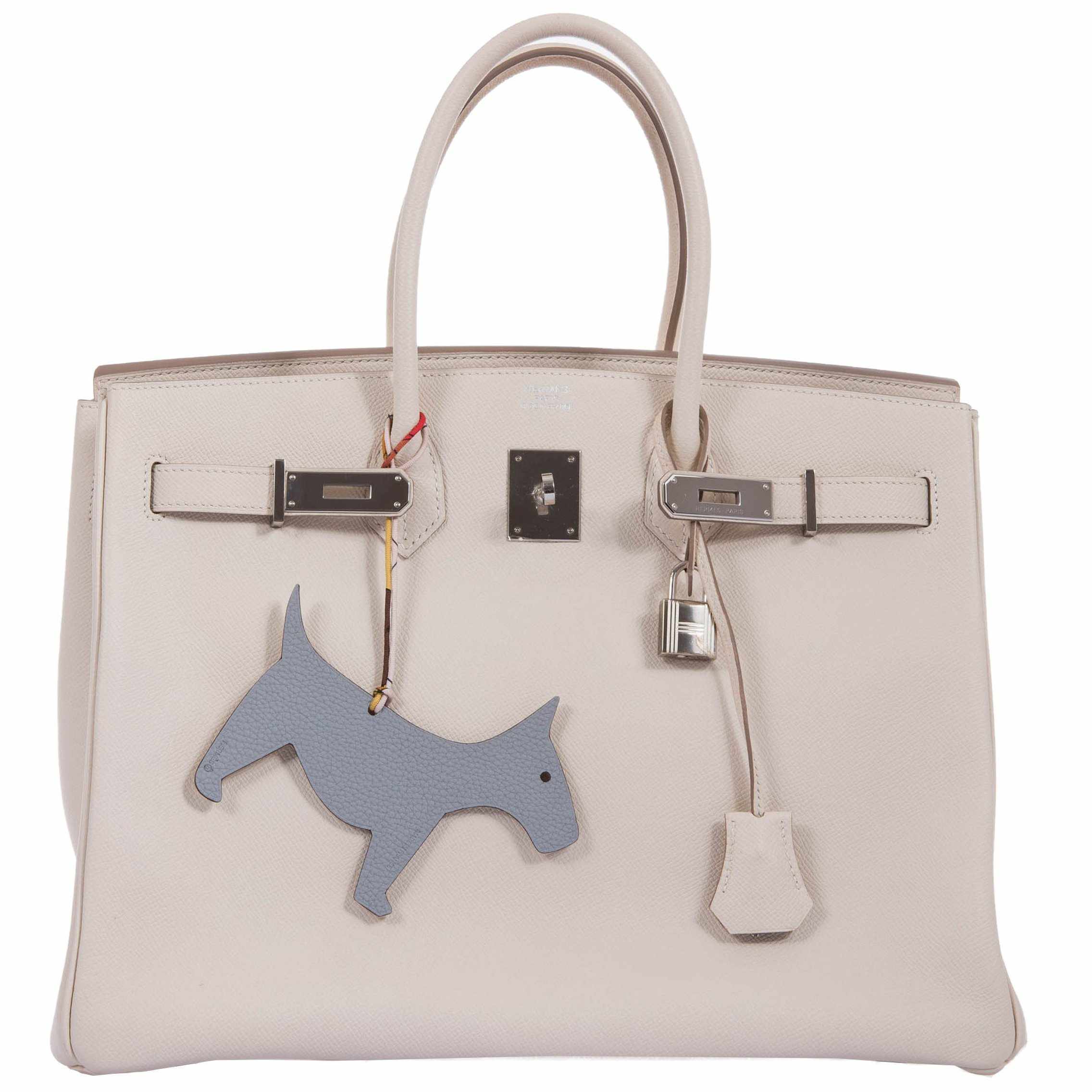 Hermès Birkin 35 Craie Epsom Palladium Hardware