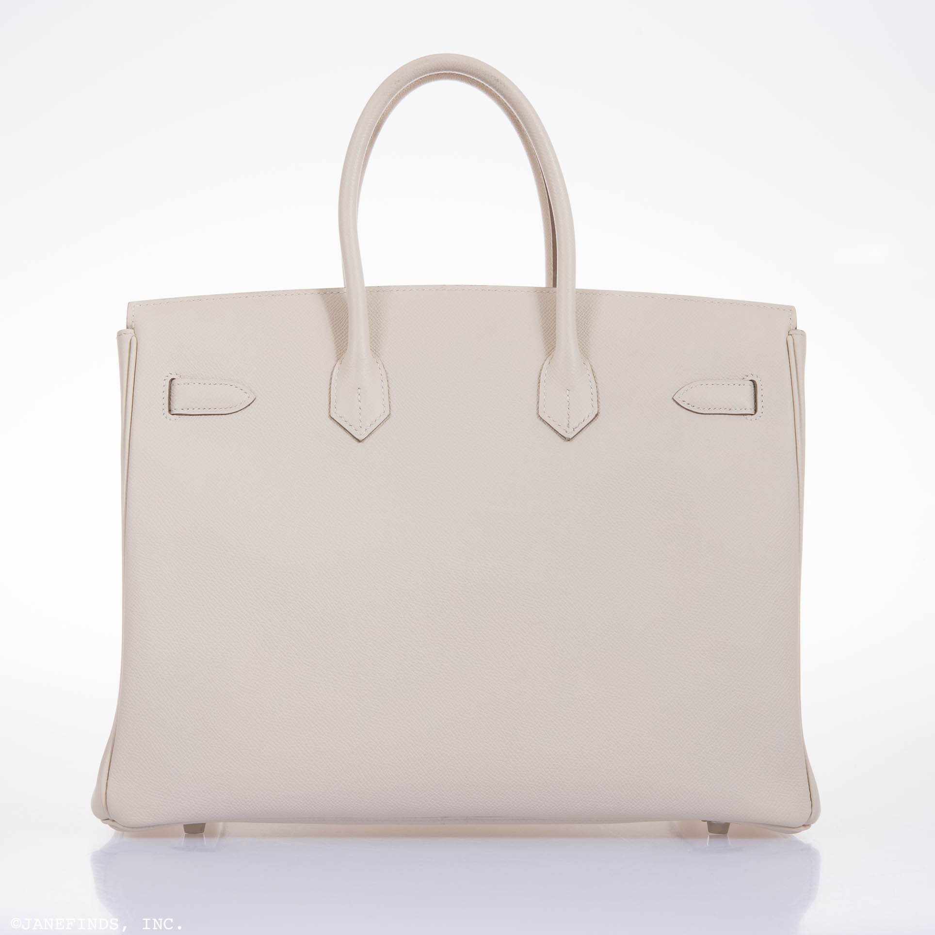 Hermès Birkin 35 Craie Epsom Palladium Hardware