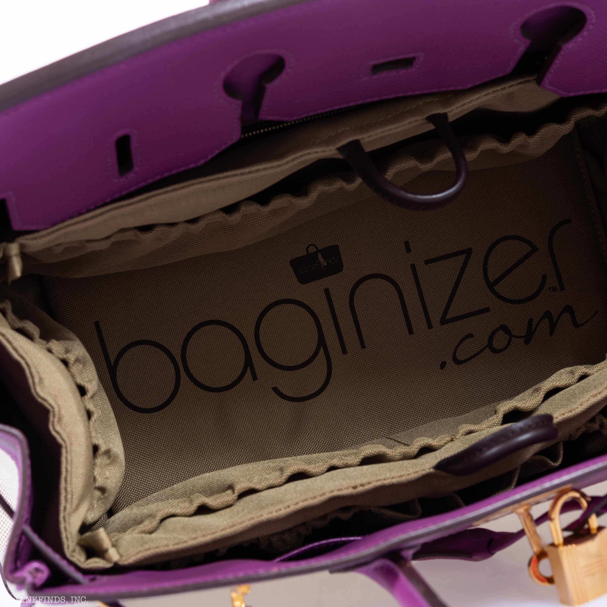 Hermès Birkin 35 Cyclamen Toile And Epsom Gold Hardware * Rare