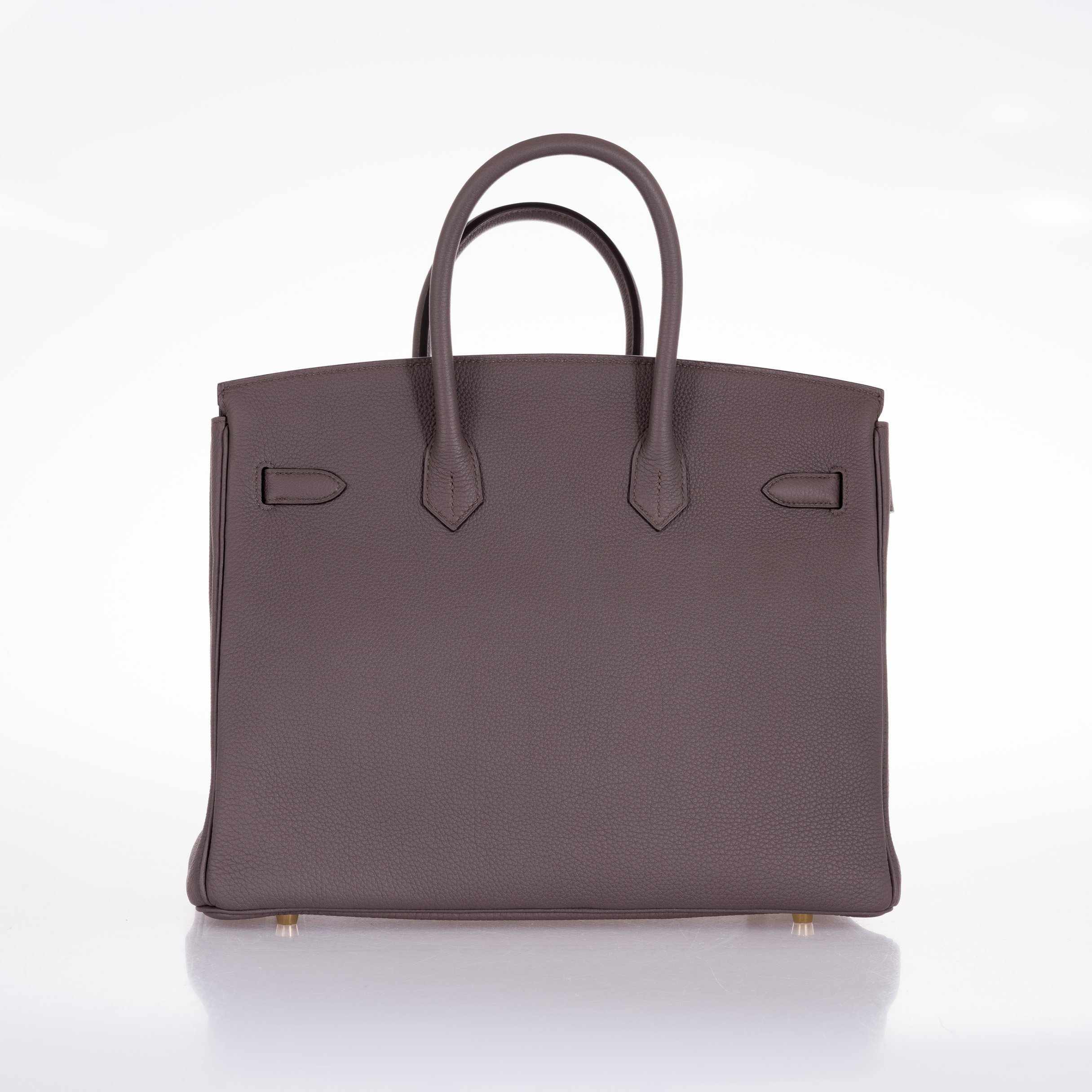 Hermès Birkin 35 Etain Tin Grey Togo Gold Hardware