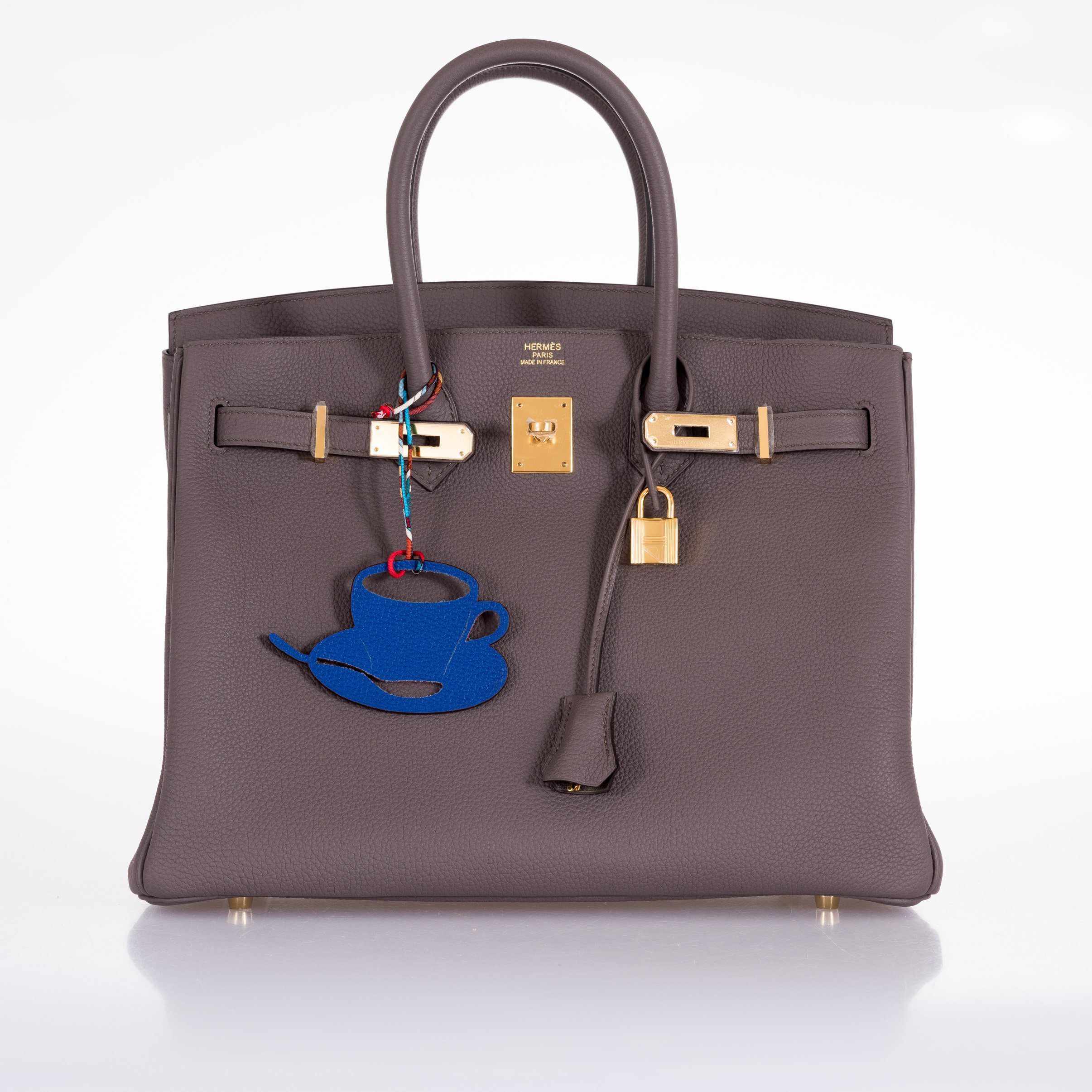 Hermès Birkin 35 Etain Tin Grey Togo Gold Hardware