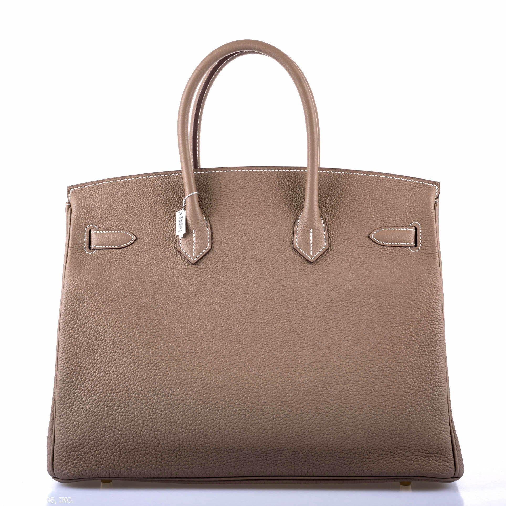 Hermès Birkin 35 Etoupe Togo Gold Hardware