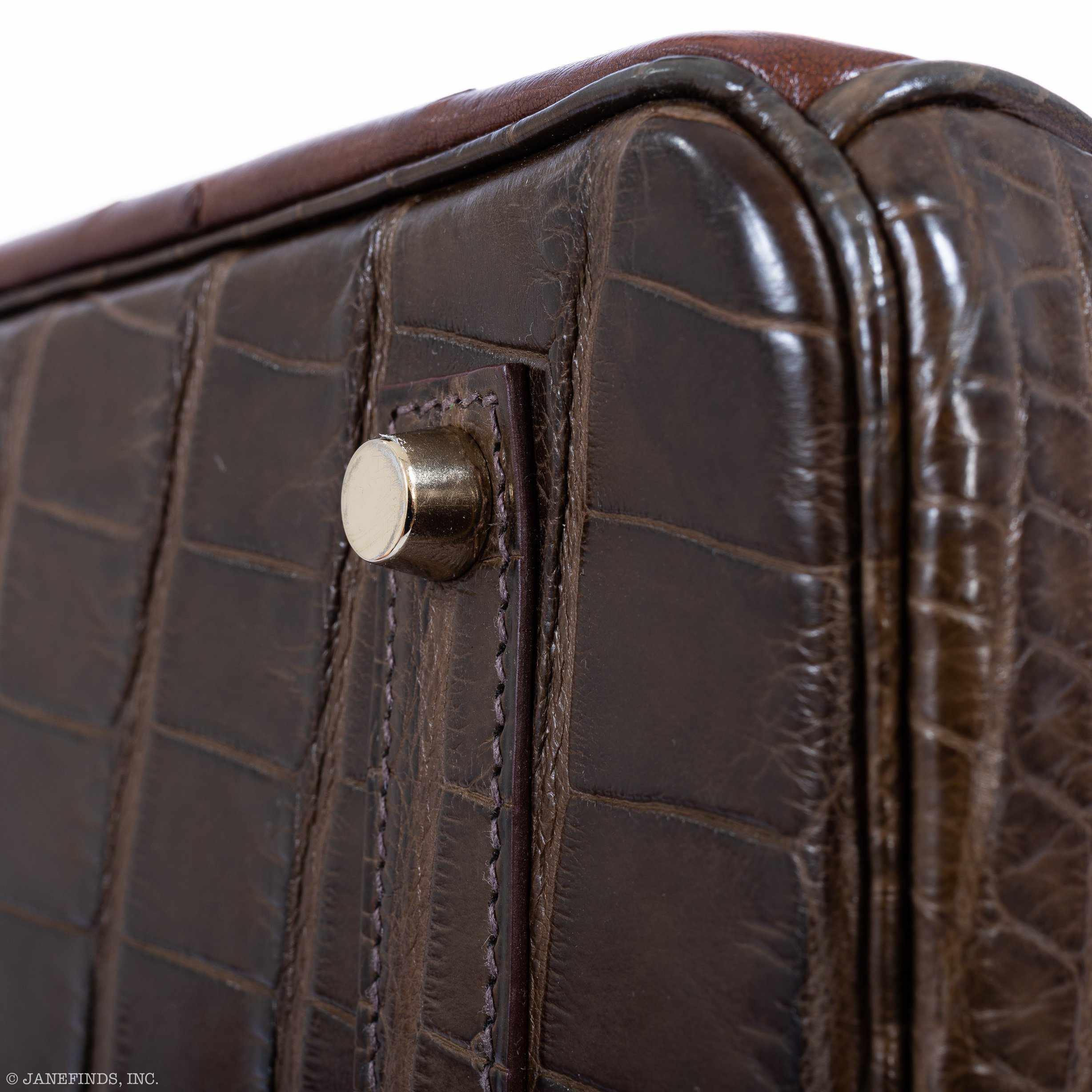 Hermès Birkin 35 "Ghillies" Grand Mariage Tri-Exotic Gris Elephant, Etrusque & Ficelle Permabrass Hardware