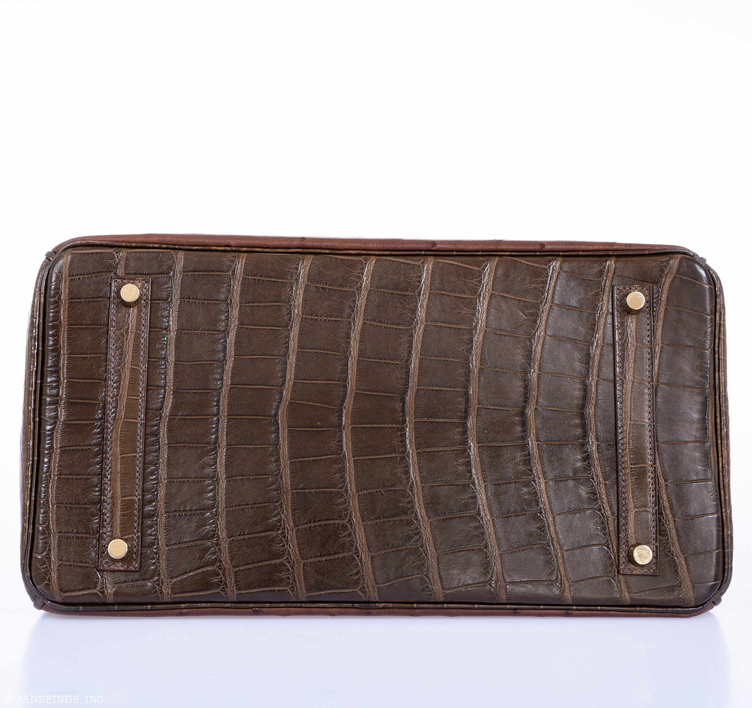 Hermès Birkin 35 Ghillies Grand Marriage Tri-Exotic Permabrass Hardware