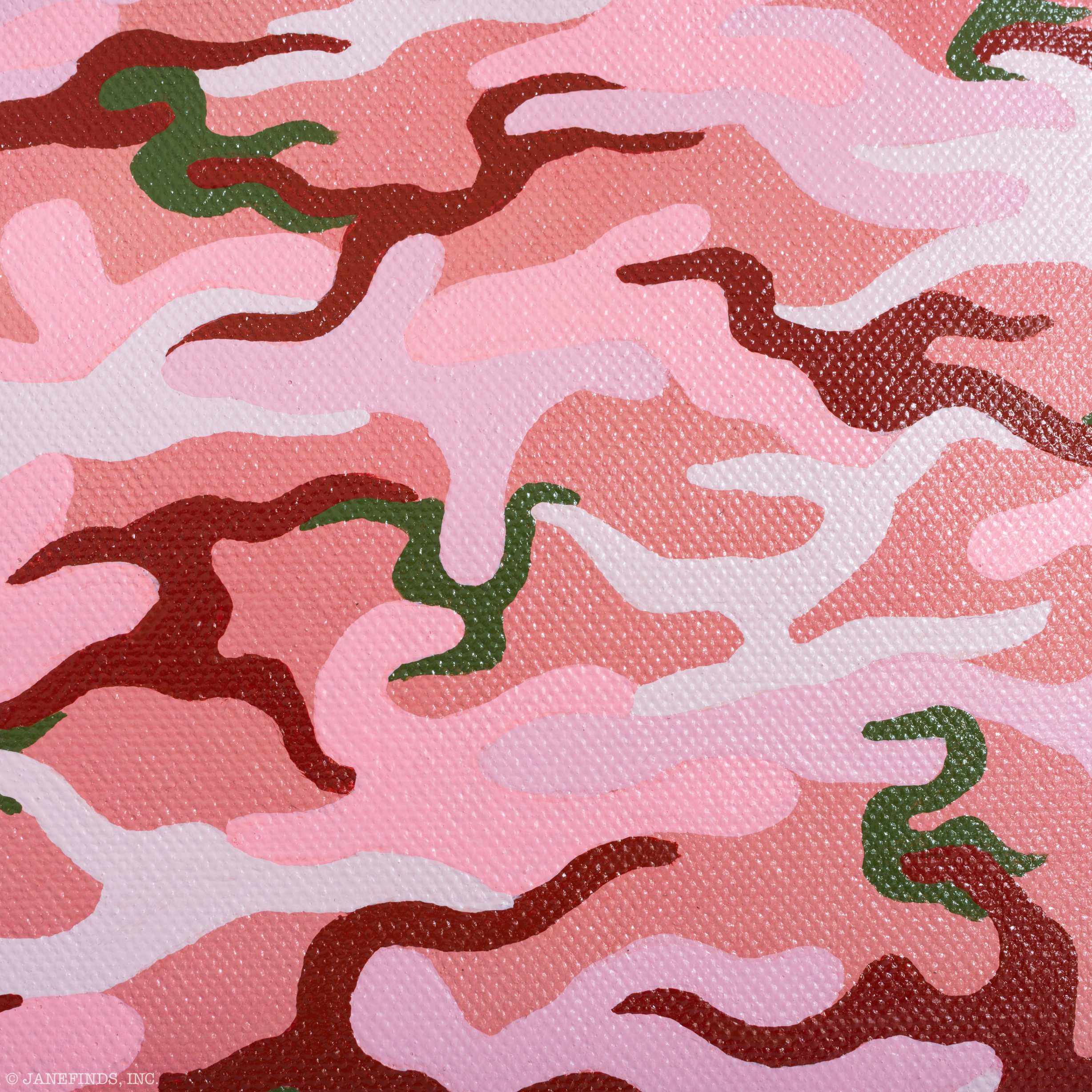 Hermès Birkin 35 Ghillies Sanguine Swift Toile "Cowgirl Camo" * JaneFinds Custom Shop