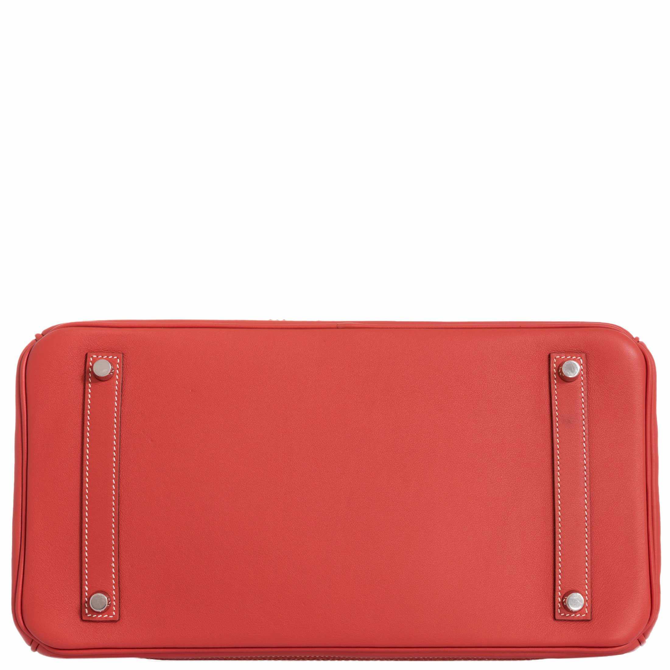 Hermès Birkin 35 Ghillies Sanguine Swift Toile "Cowgirl Camo" * JaneFinds Custom Shop