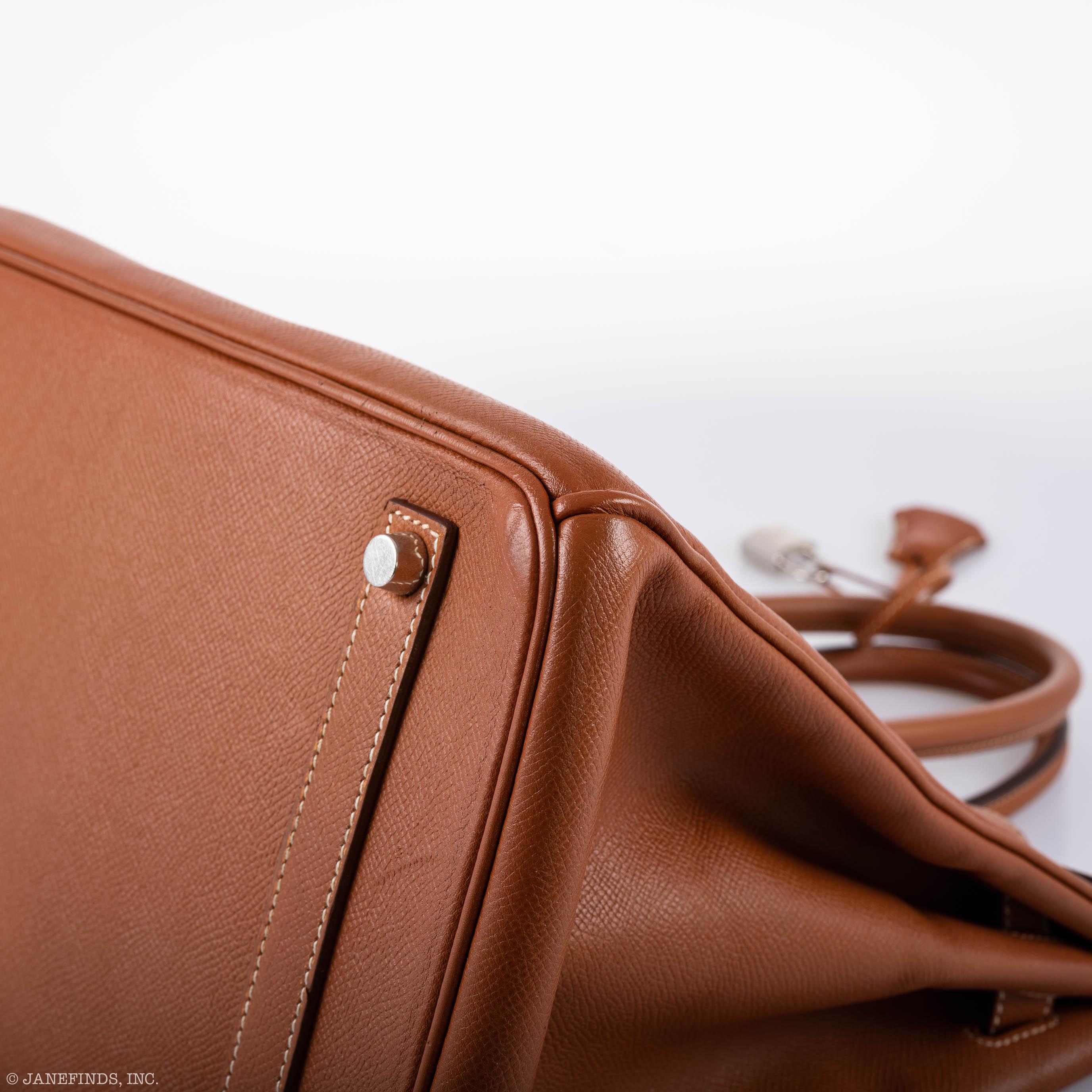 Hermès Birkin 35 Gold Epsom Palladium Hardware