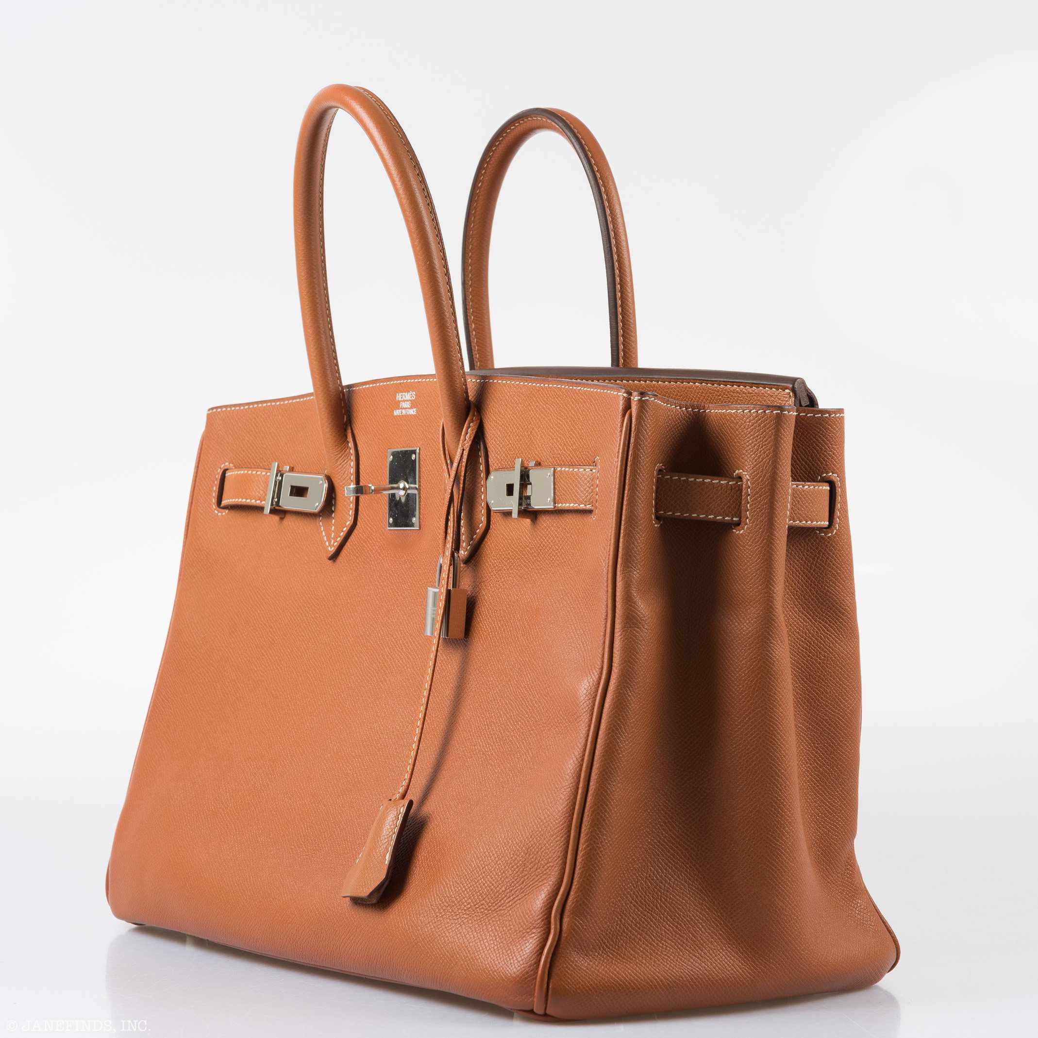 Hermès Birkin 35 Gold Epsom Palladium Hardware