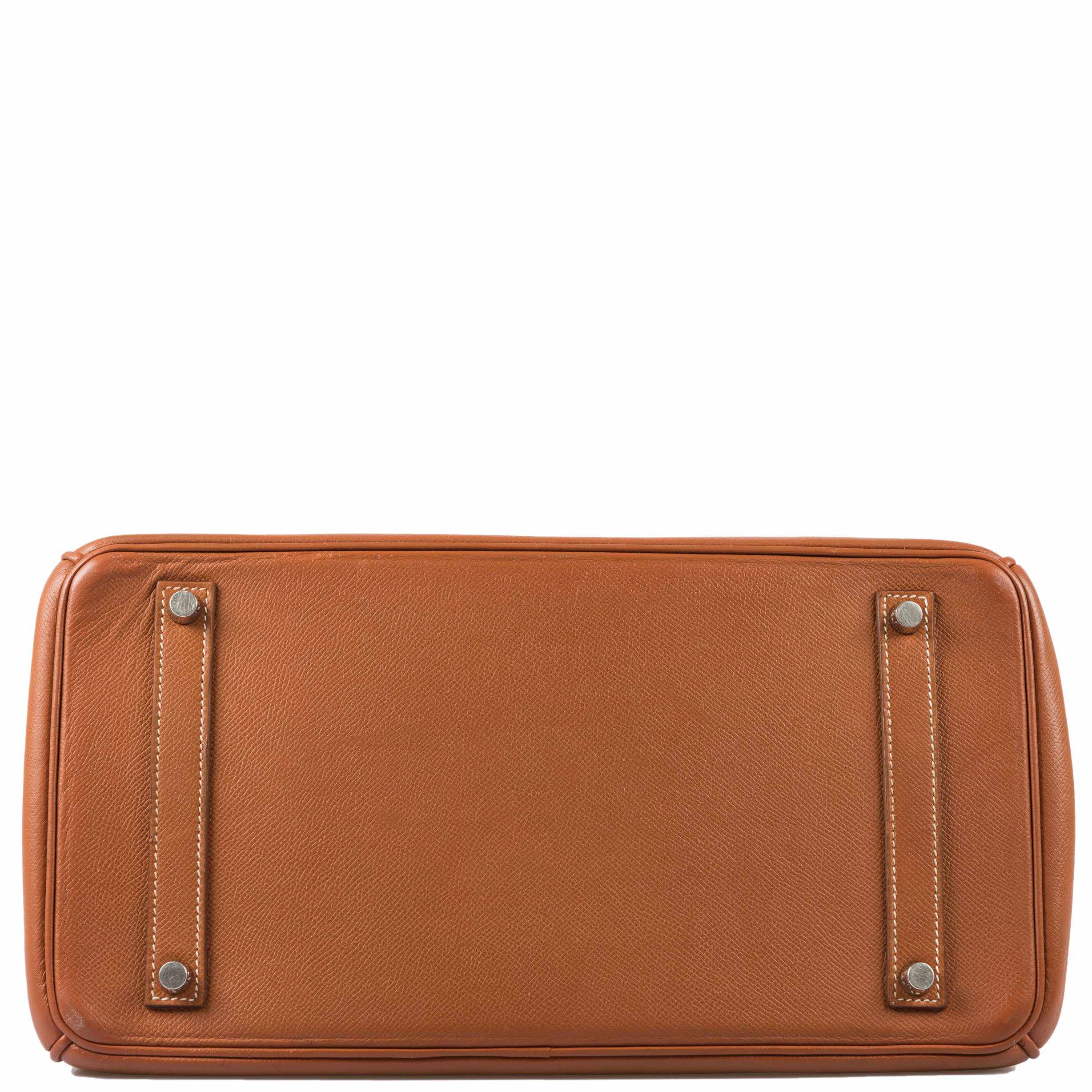 Hermès Birkin 35 Gold Epsom Palladium Hardware