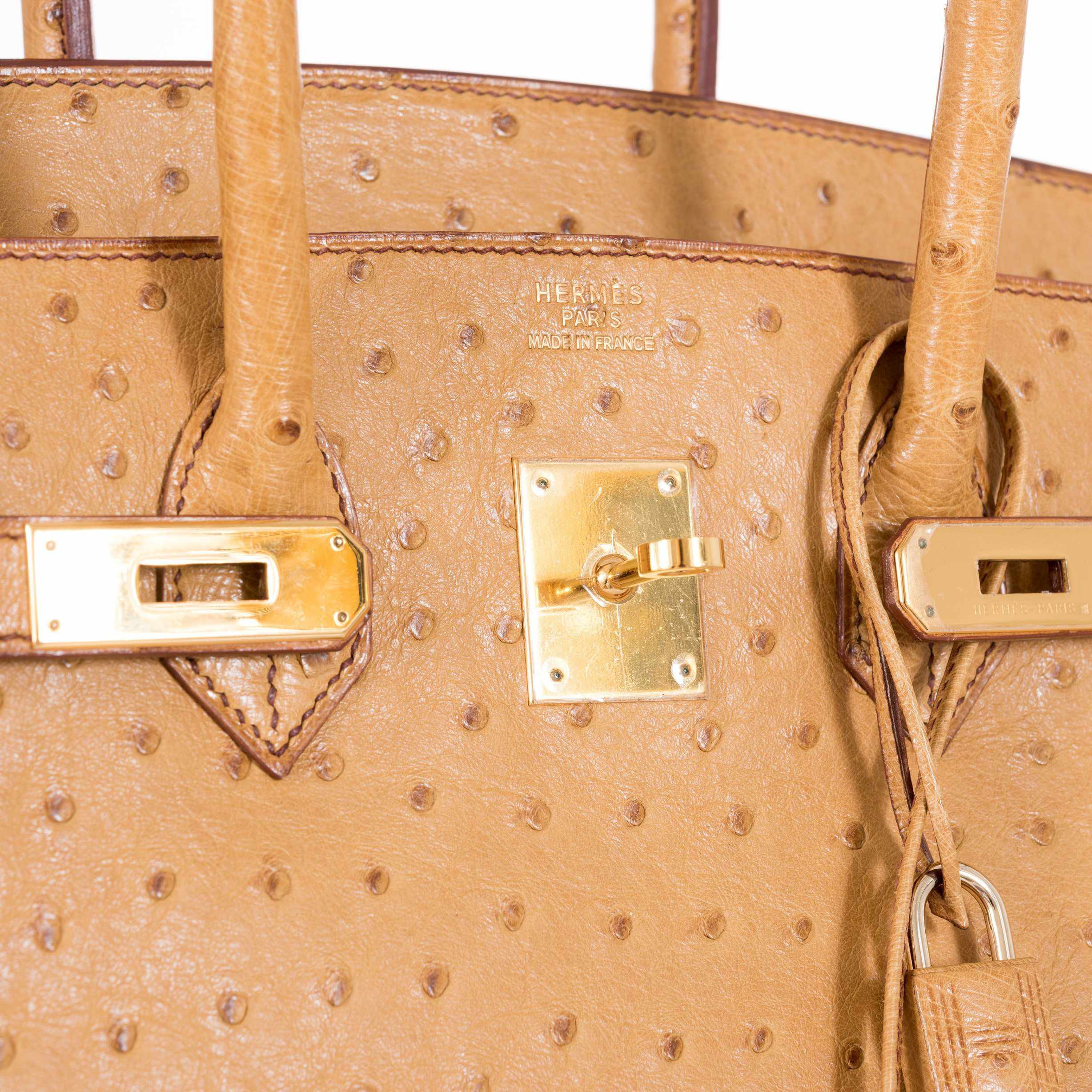 Hermès Birkin 35 Gold Ostrich Gold Hardware