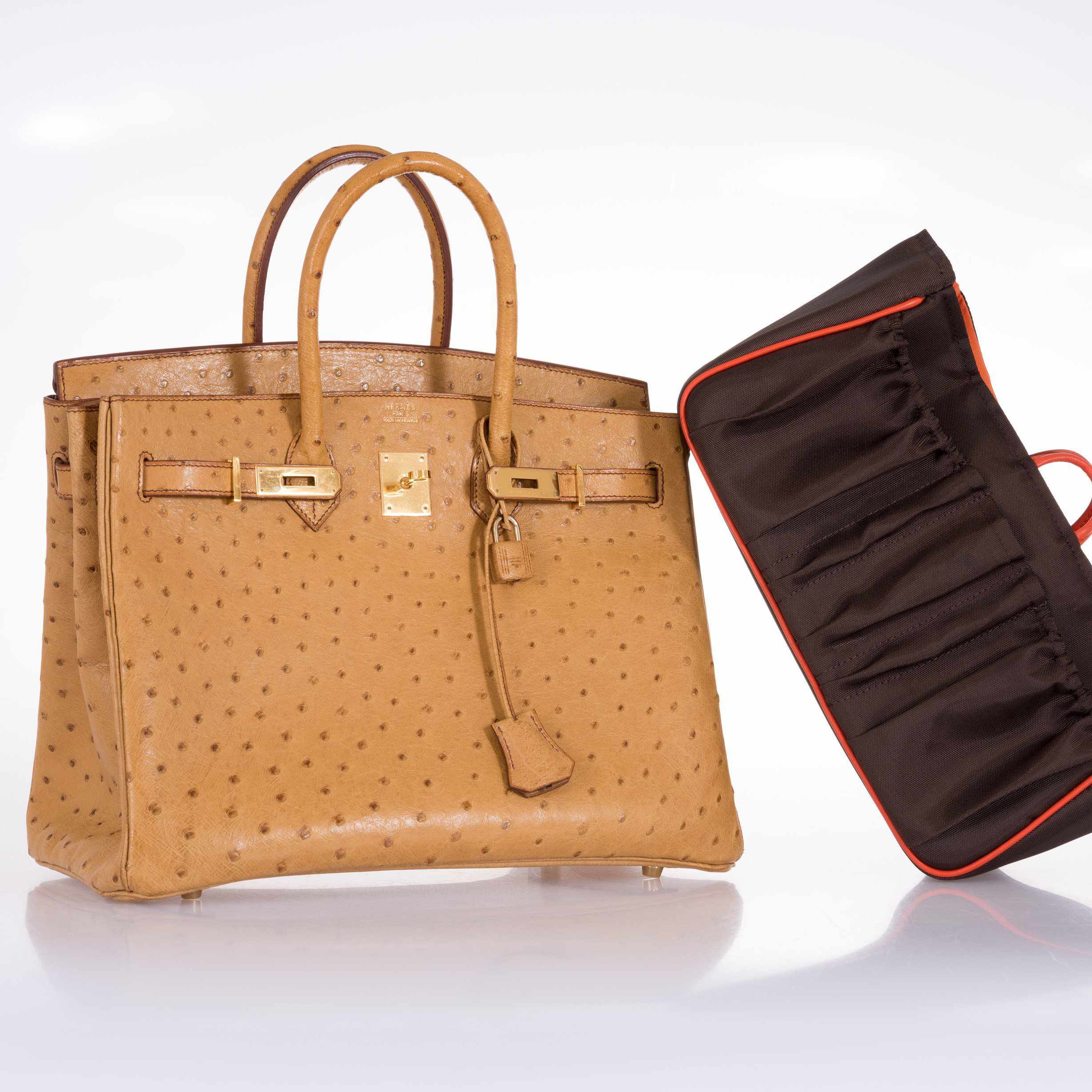 Hermès Birkin 35 Gold Ostrich Gold Hardware