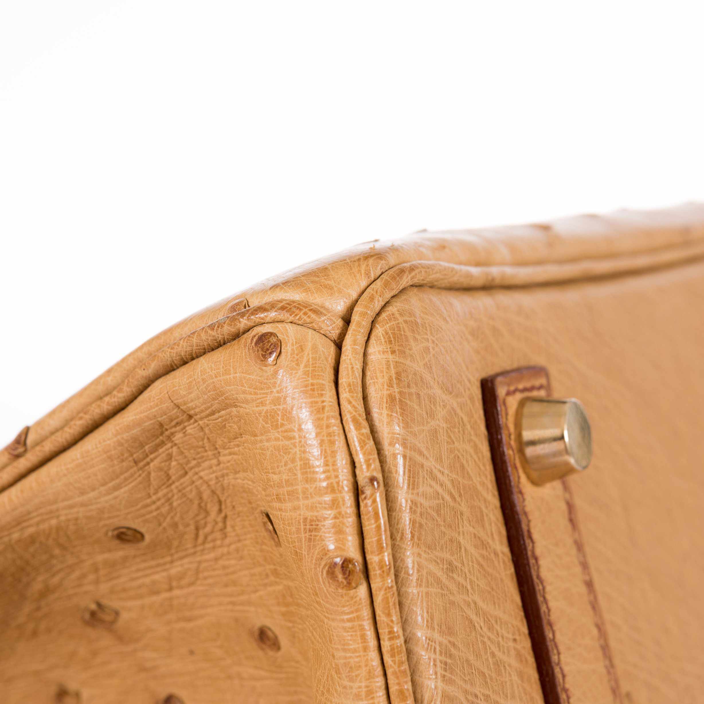 Hermès Birkin 35 Gold Ostrich Gold Hardware